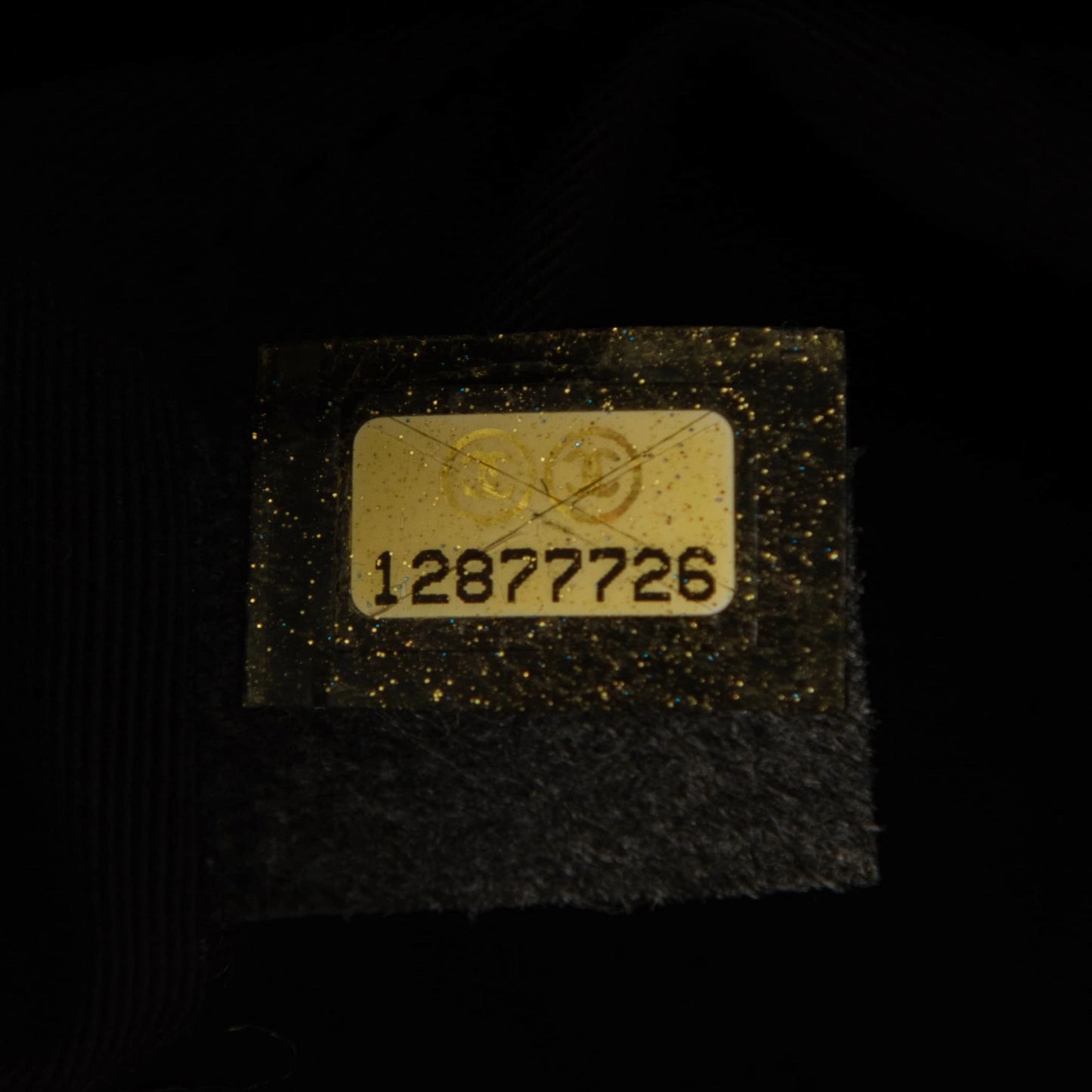 Chanel Reissue 2.55 Flap Bag in Black Sequin Tweed