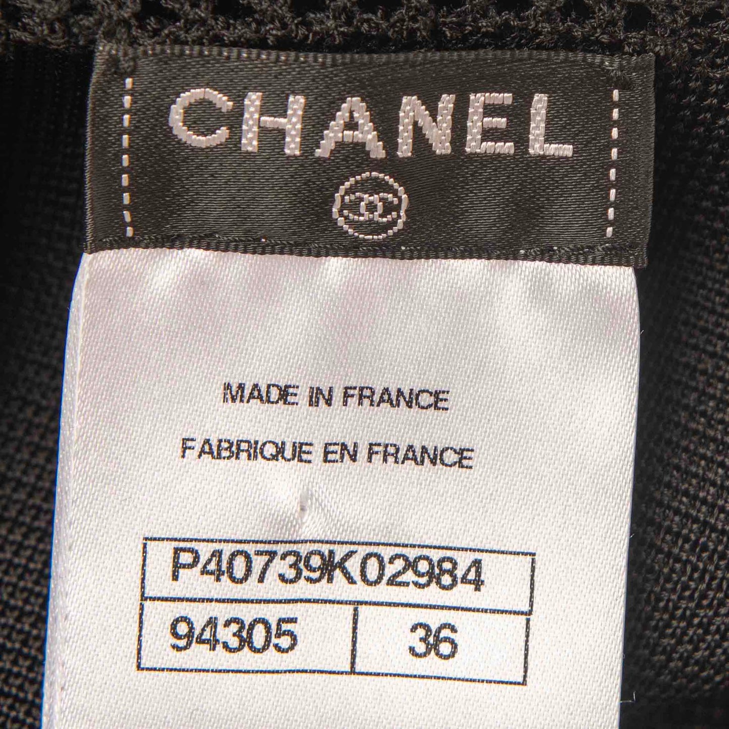 Chanel Black Lace Dress