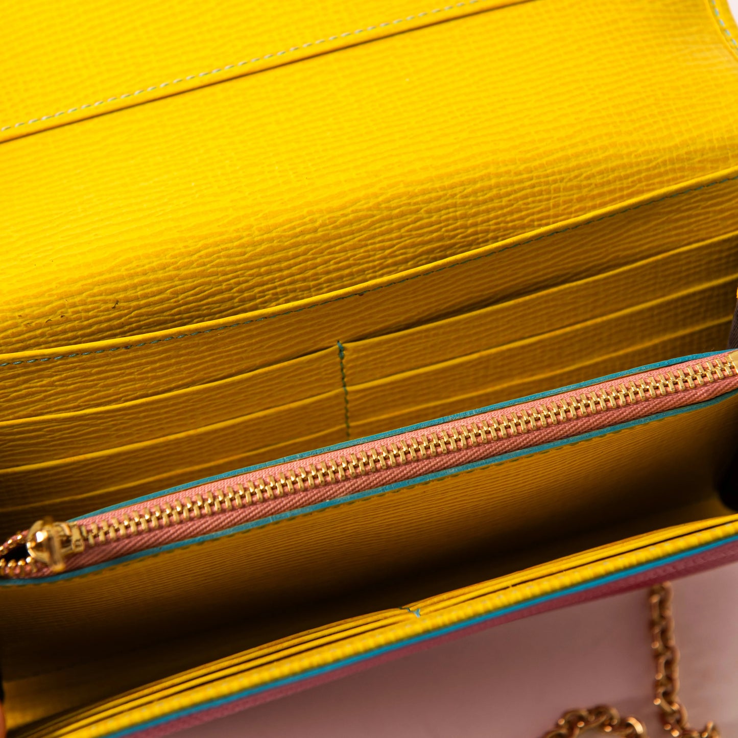 Dolce & Gabbana Mini Sicily Crossbody in Fuchsia Lizard-Print Leather