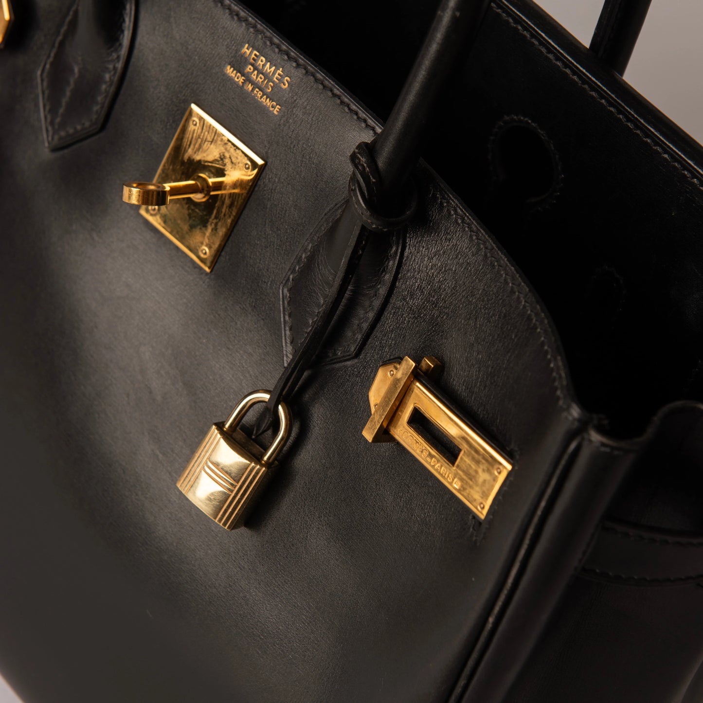 Hermès Birkin 40 in Black Box Calf Leather