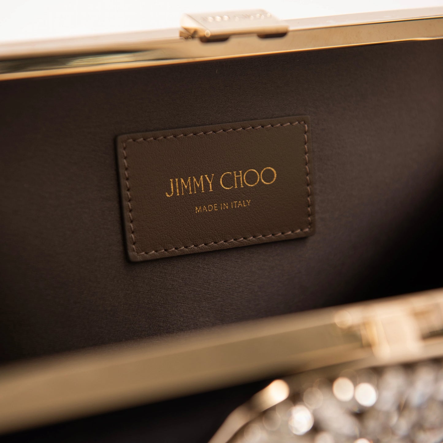 Jimmy Choo Black Leonis Suede Clutch Bag