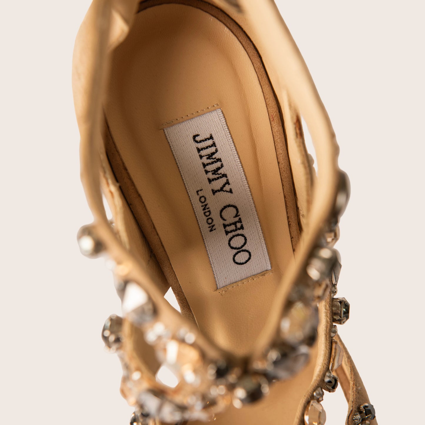 Jimmy Choo Zafira Crystal Glitter Sandals