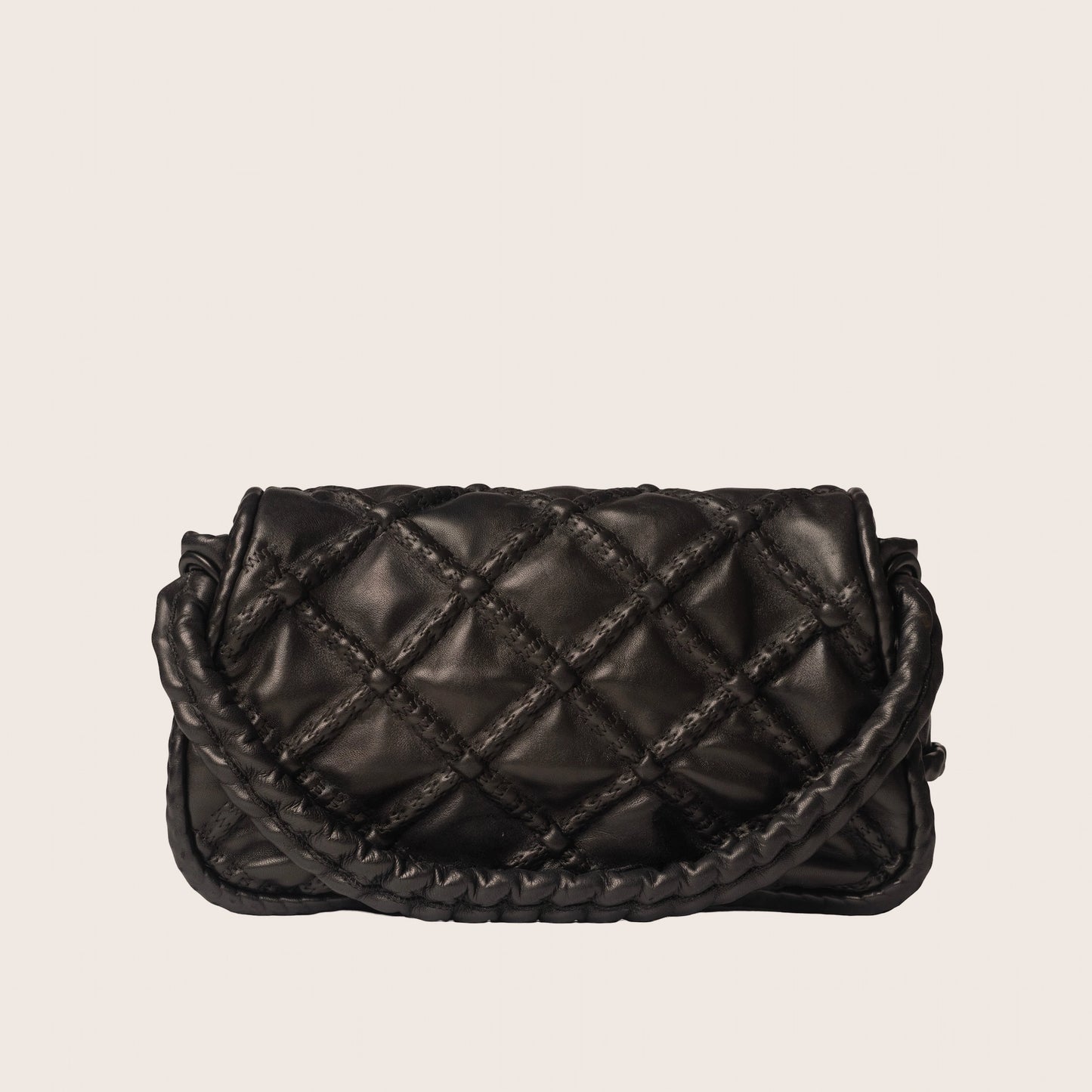 Chanel 2006-2008 Hidden Chain CC Logo Lambskin Purse
