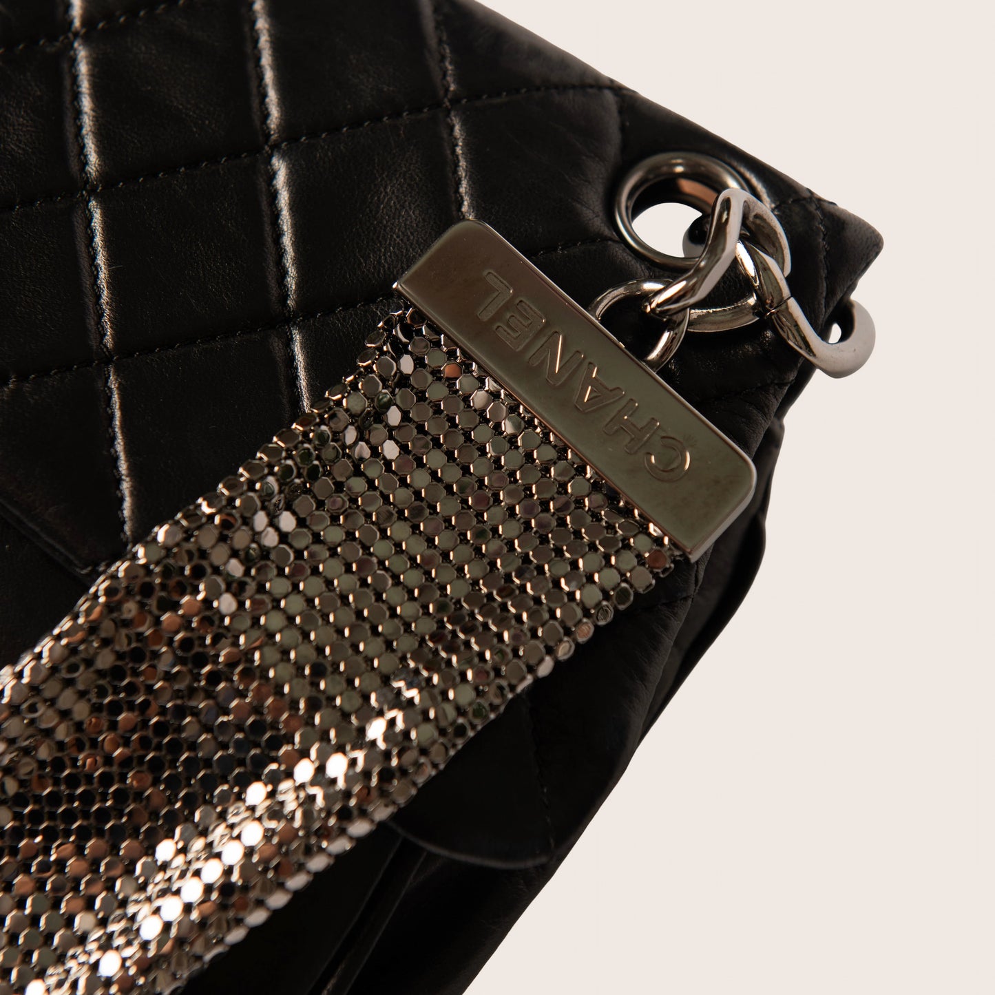 Chanel Chain-Mail Flap Bag - Black