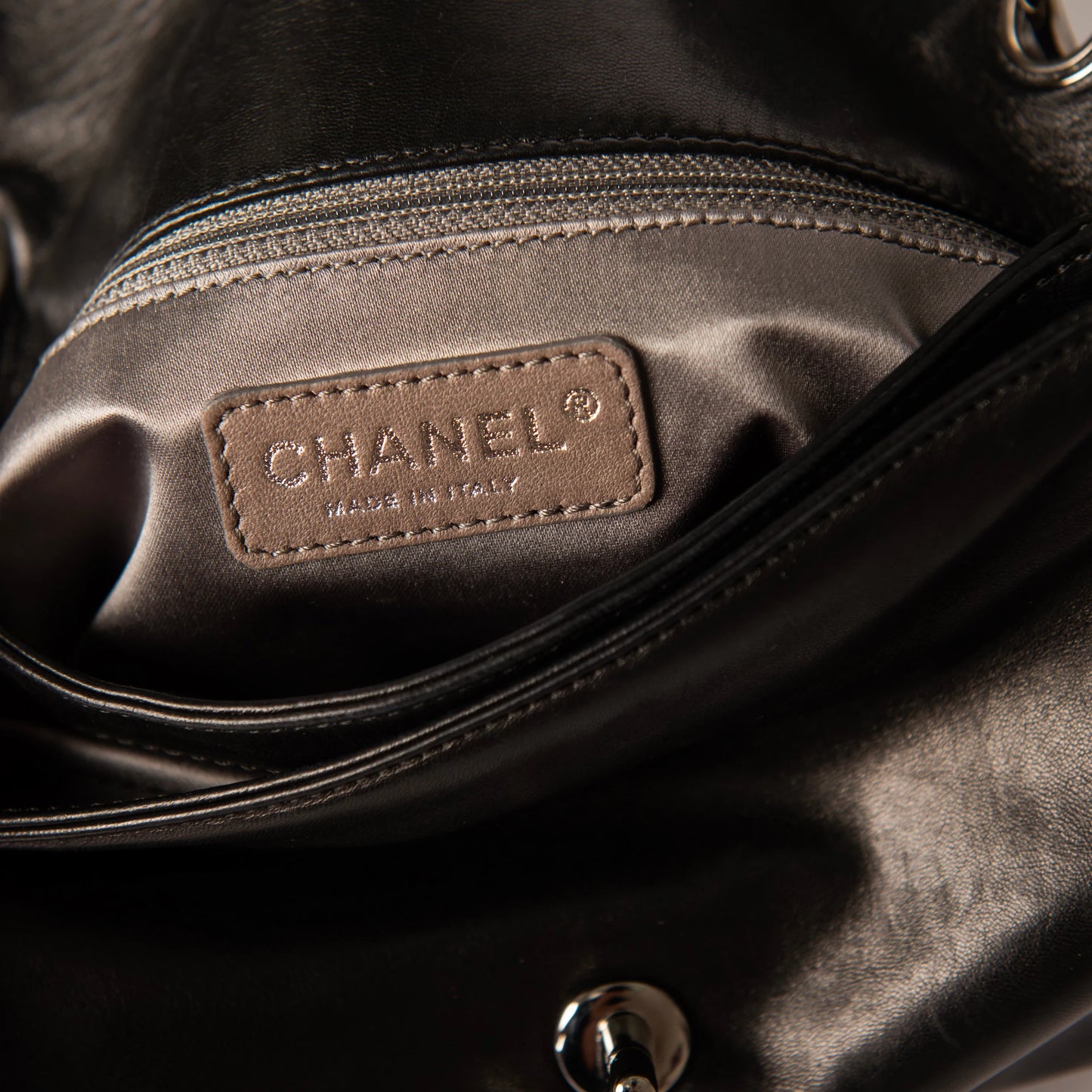Chanel Chain-Mail Flap Bag - Black