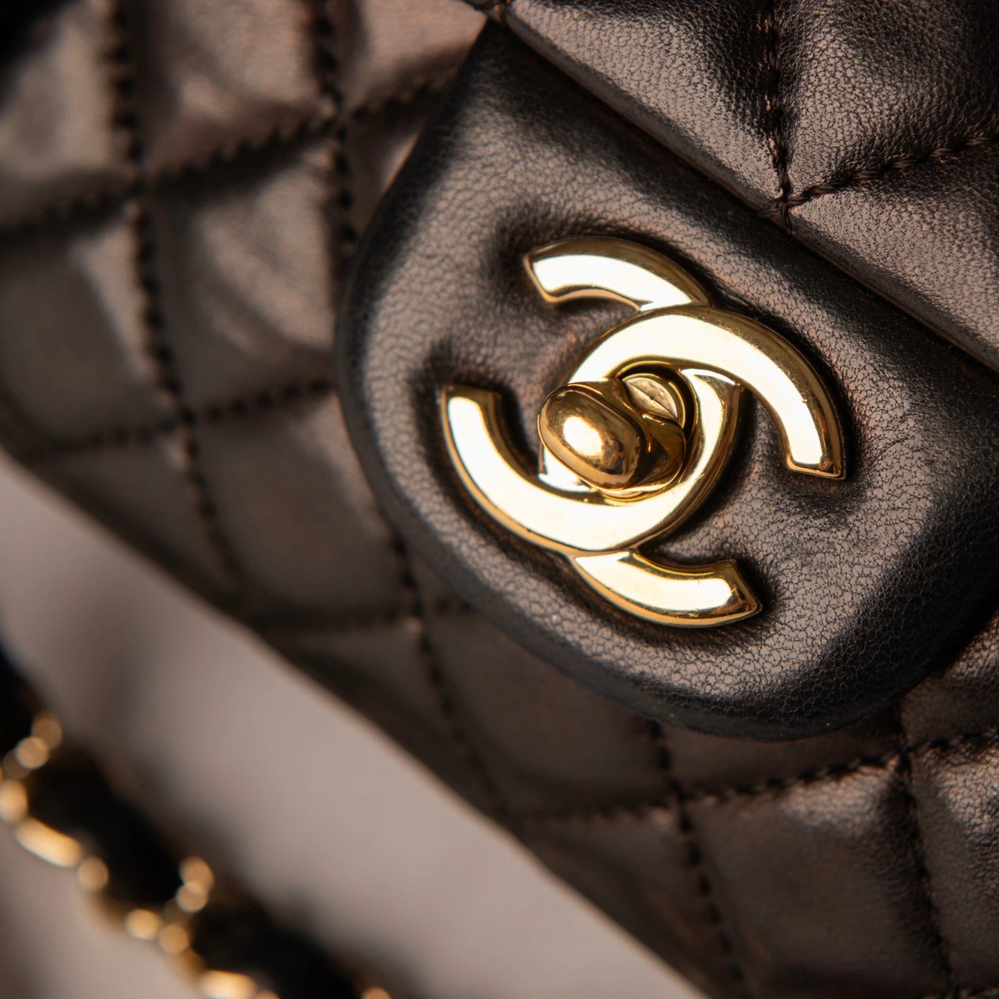 Chanel Valentine Hearts East West Single Flap Bag