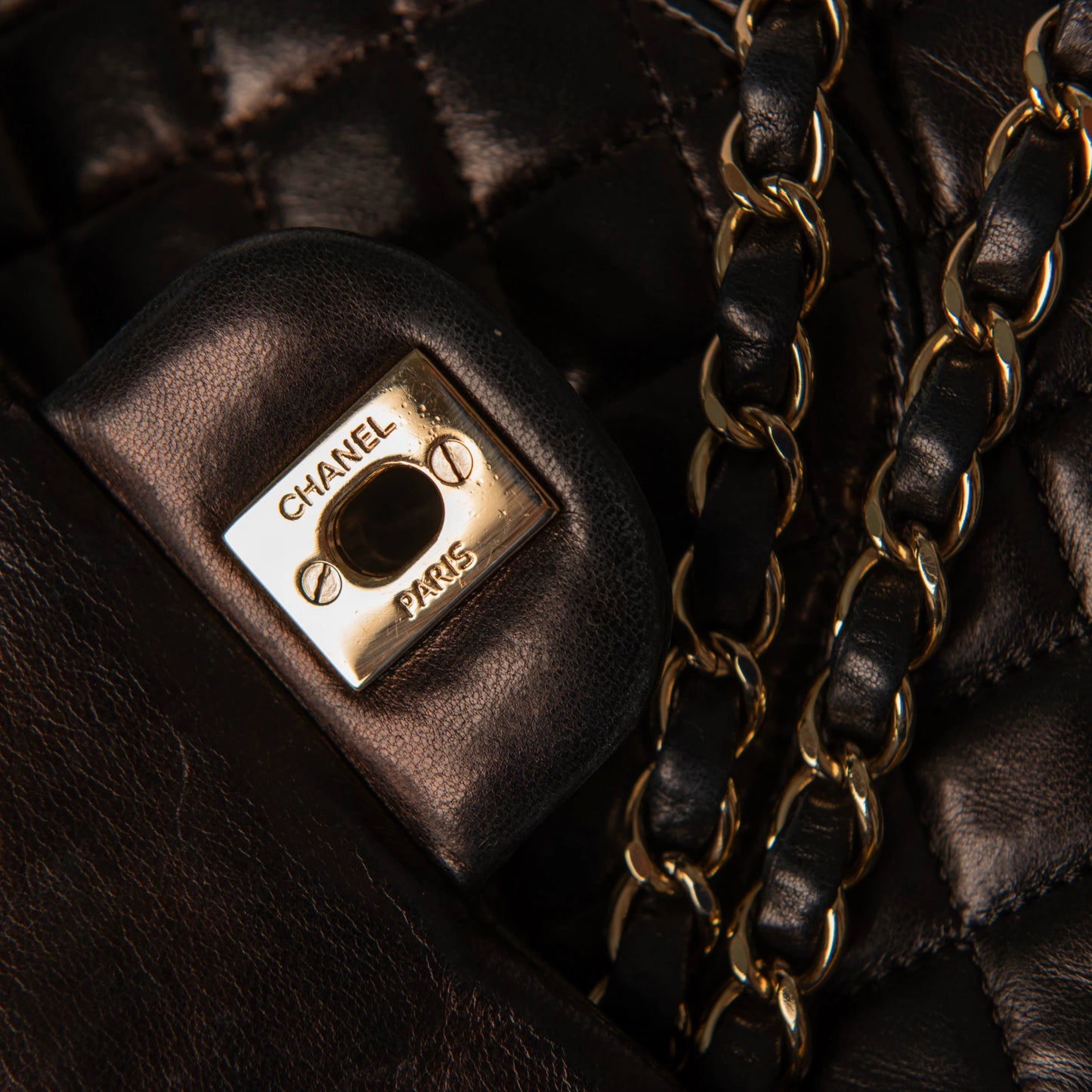 Chanel Valentine Hearts East West Single Flap Bag