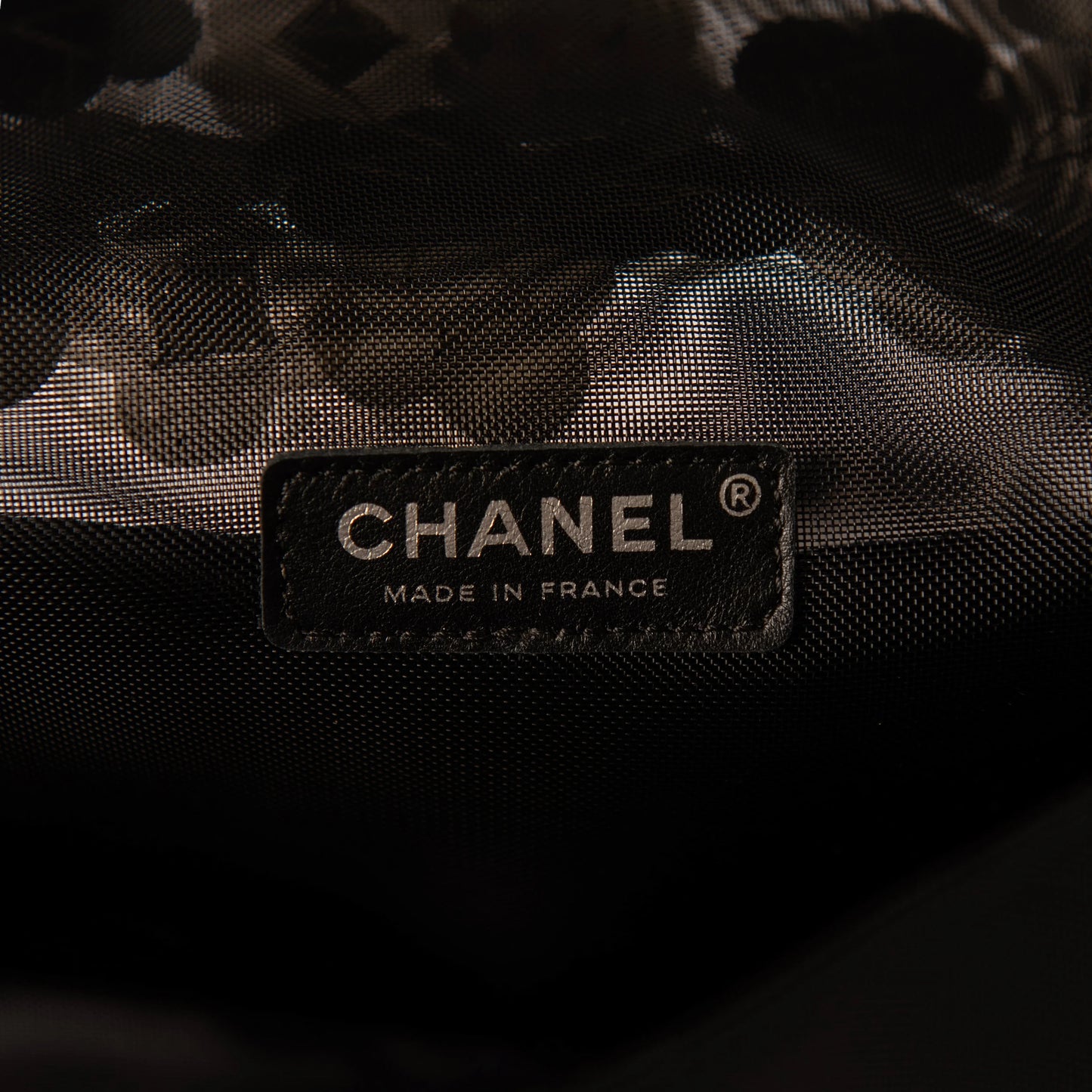 Chanel Mesh Paillette Sequin Flap Black
