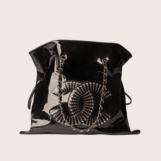 Chanel Patent Crystal Strass Bonbons Tote