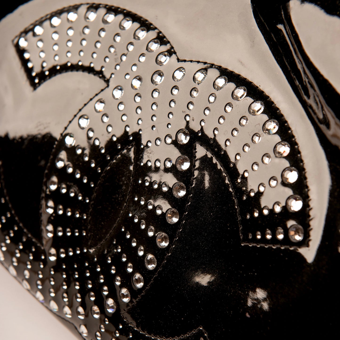 Chanel Patent Crystal Strass Bonbons Tote