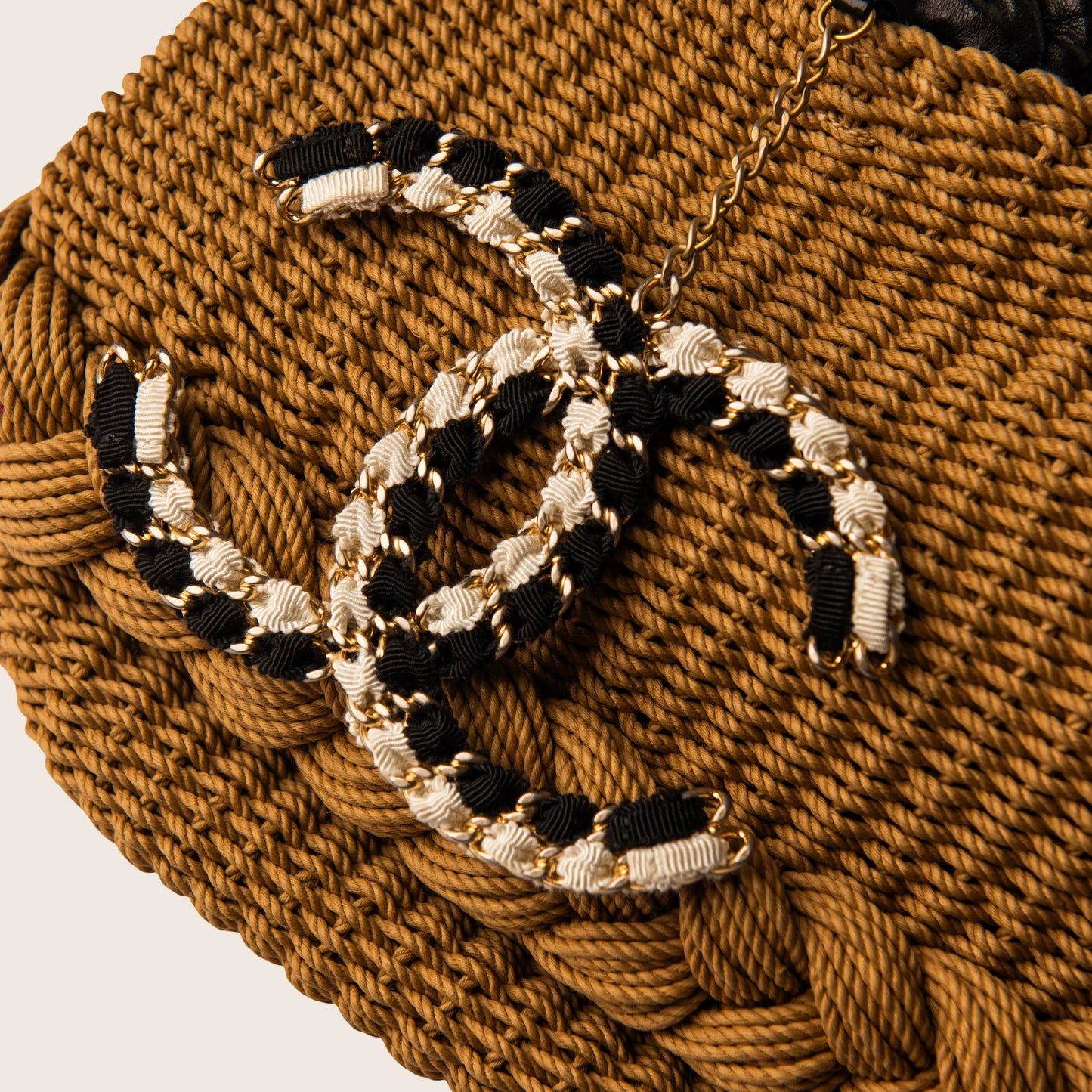 Chanel SS 2010 "Coco Country" Woven Straw Basket Bag