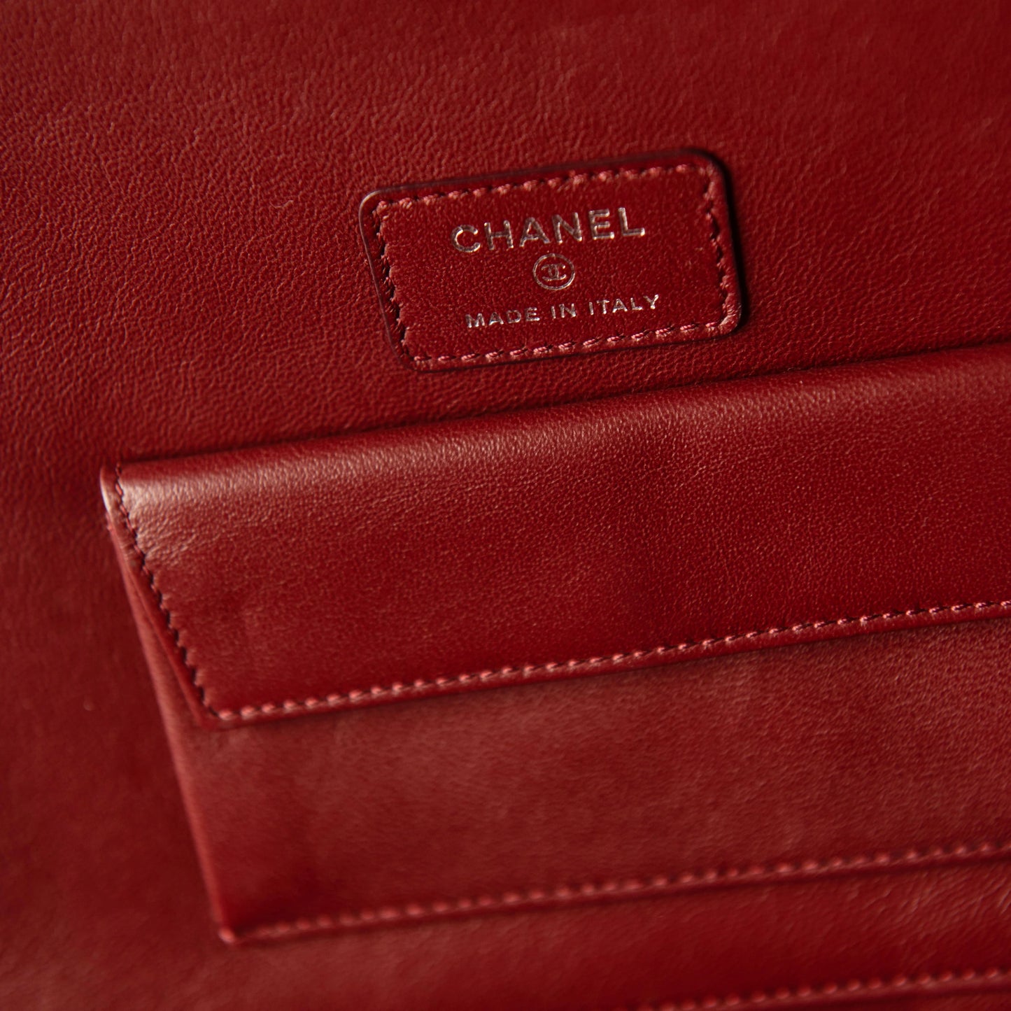 Chanel 2009 Black Patent Leather Business Bag