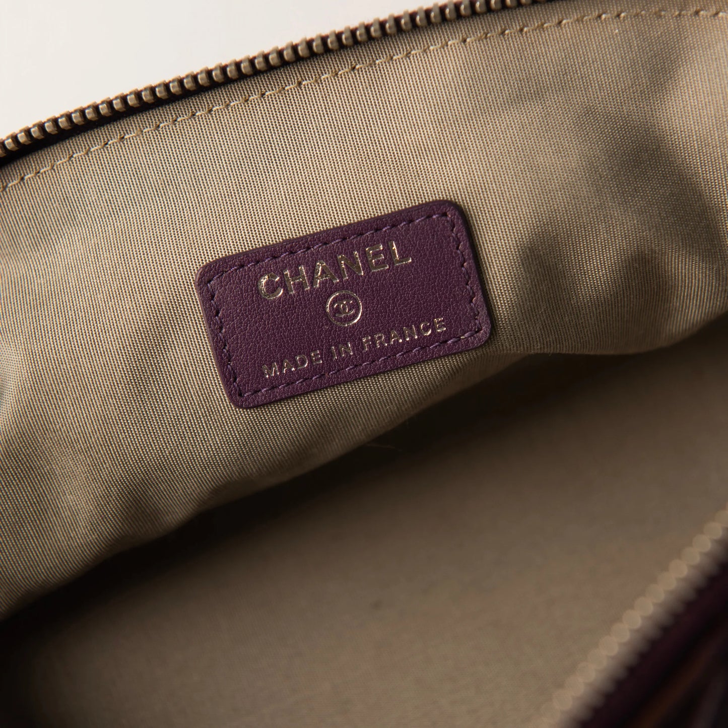 Chanel Necessaire Bordeaux
