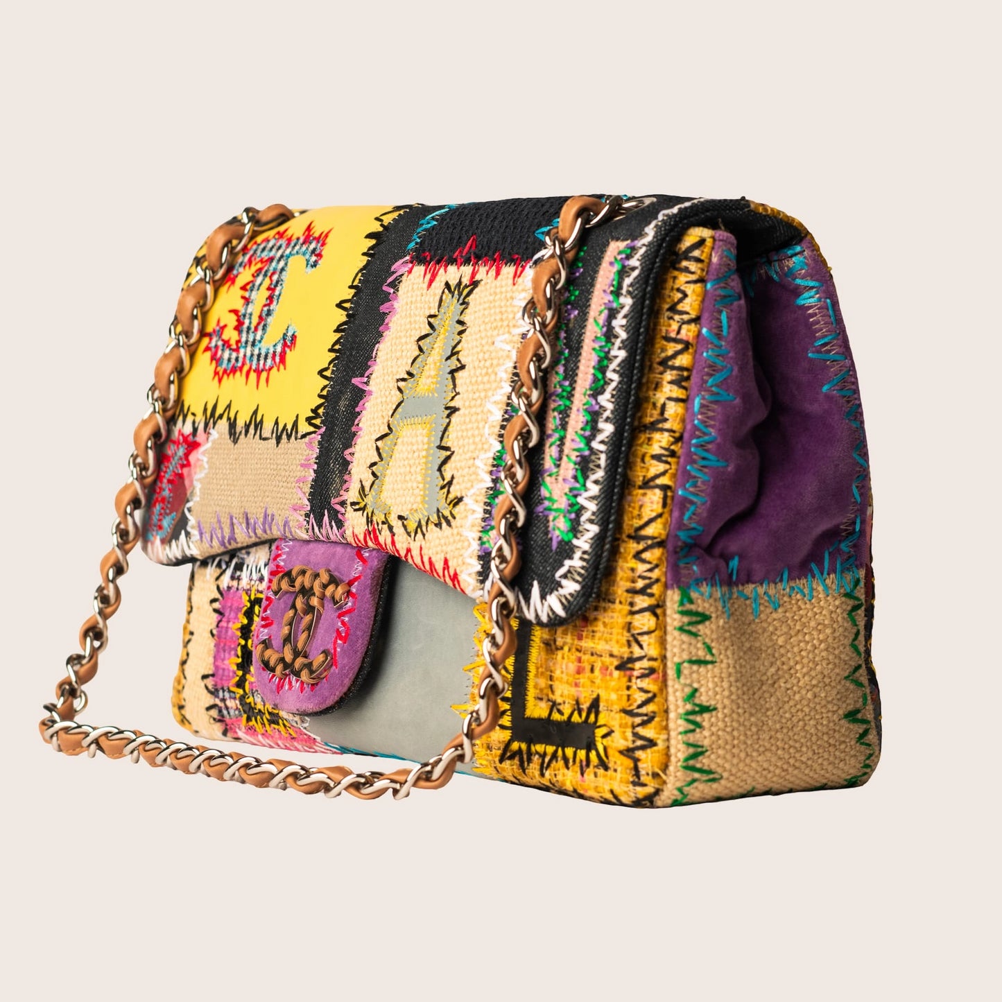 Chanel Timeless Multicolor Patchwork Flap Bag