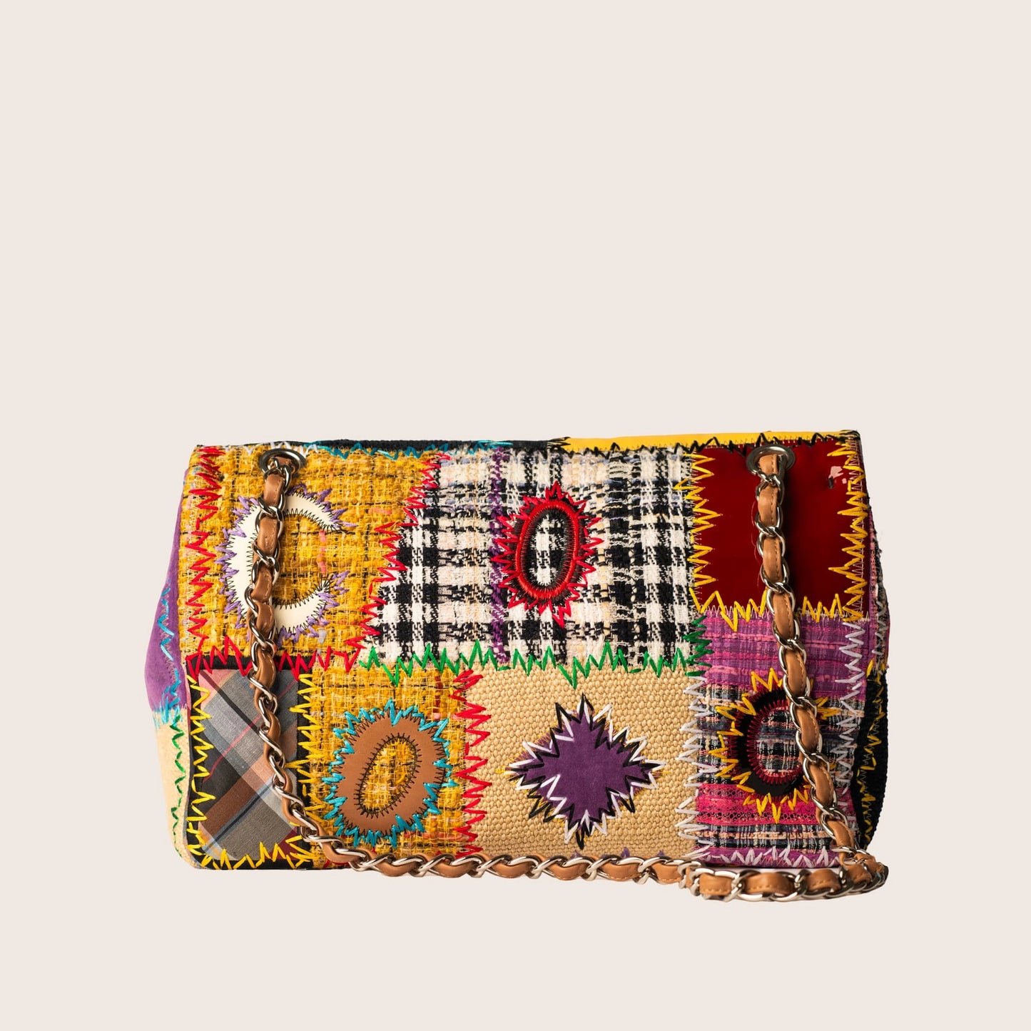 Chanel Timeless Multicolor Patchwork Flap Bag