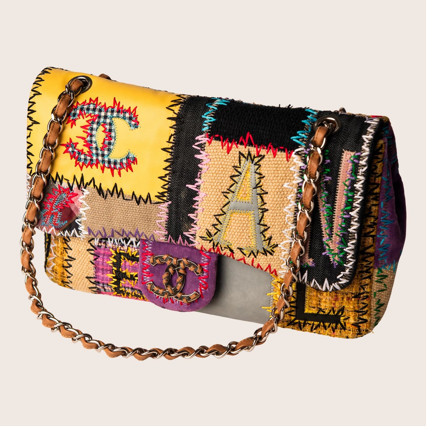 Chanel Timeless Multicolor Patchwork Flap Bag