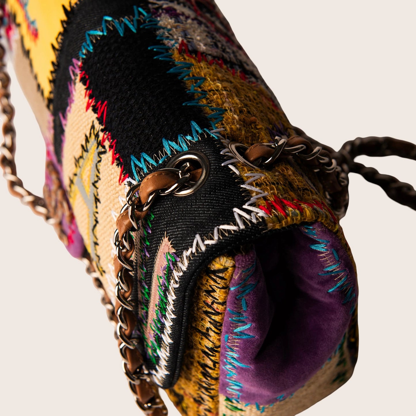 Chanel Timeless Multicolor Patchwork Flap Bag
