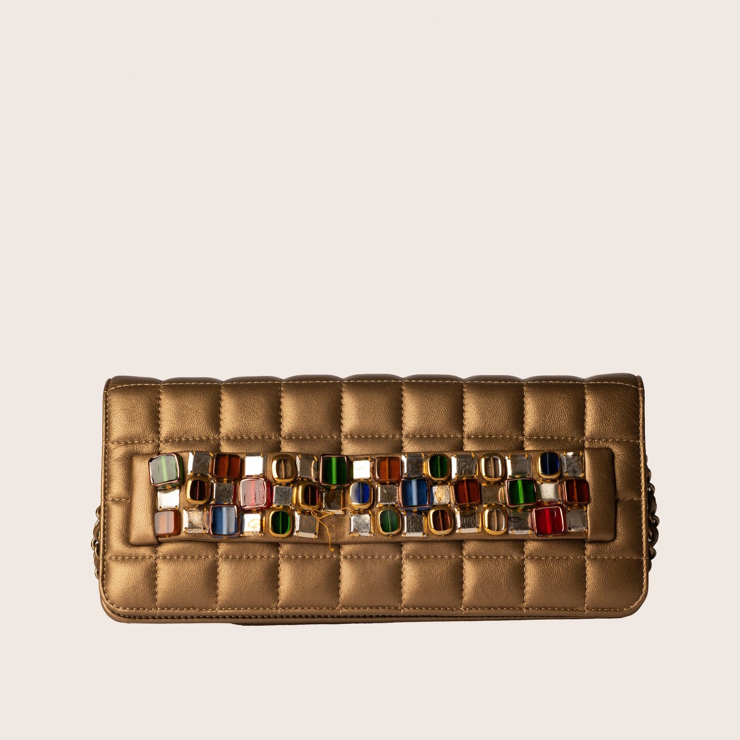Chanel Paris-Byzance Jeweled Evening Bag - Gold