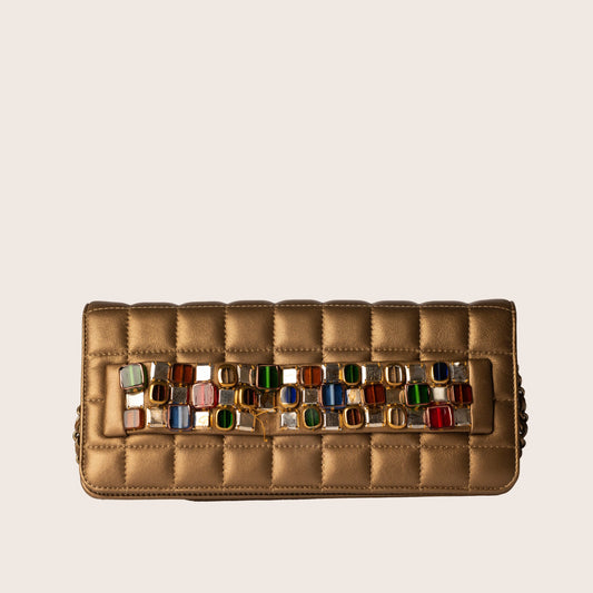 Chanel Paris-Byzance Jeweled Evening Bag - Gold