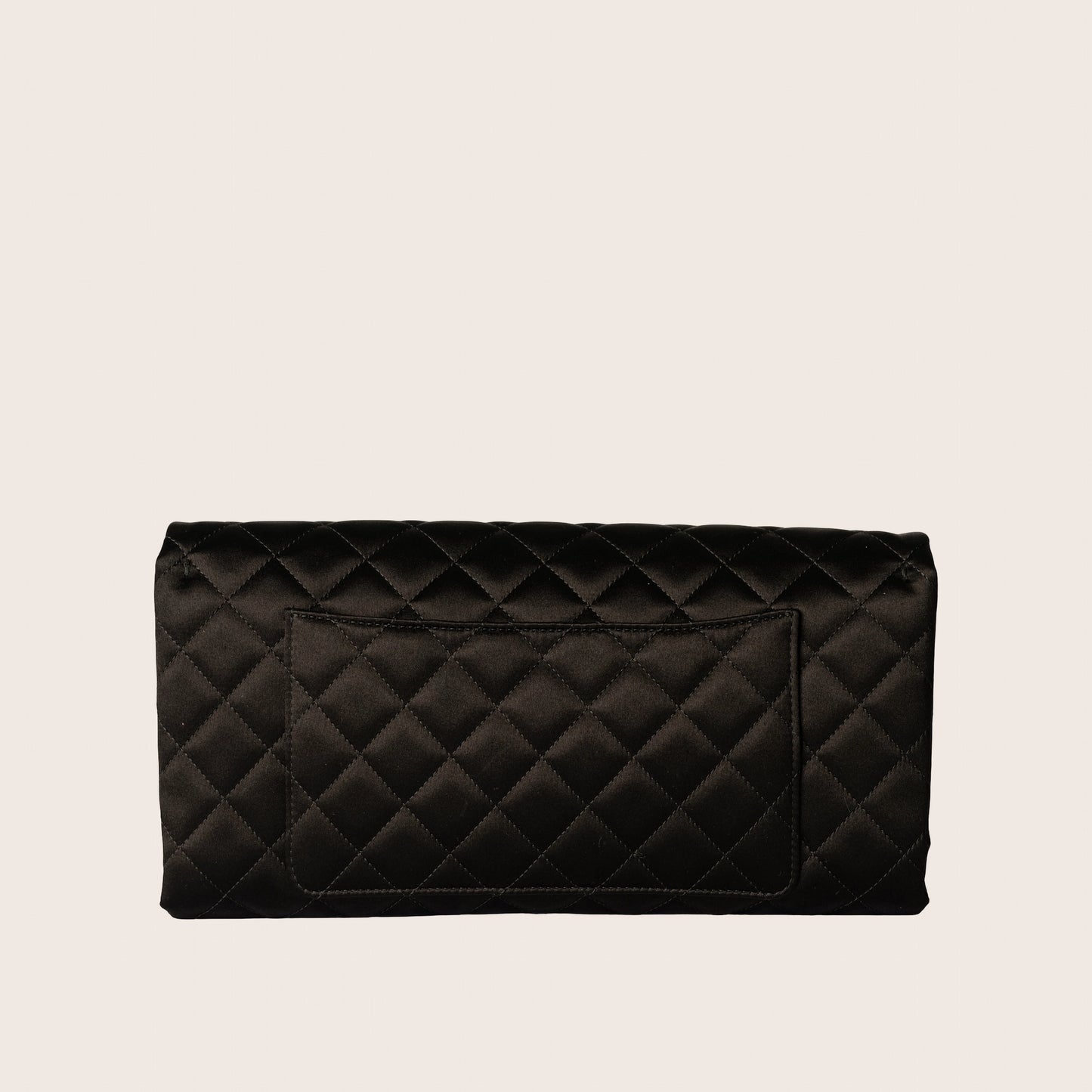 Chanel Satin CC Butterfly Clutch with Chain - Black