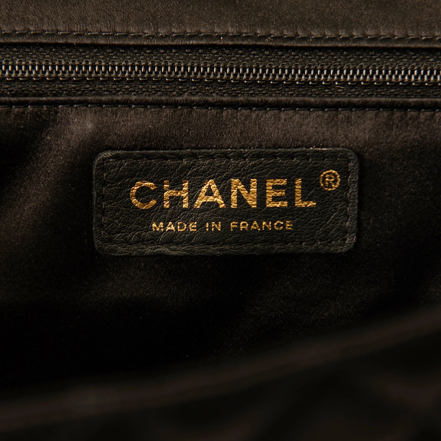 Chanel Satin CC Butterfly Clutch with Chain - Black