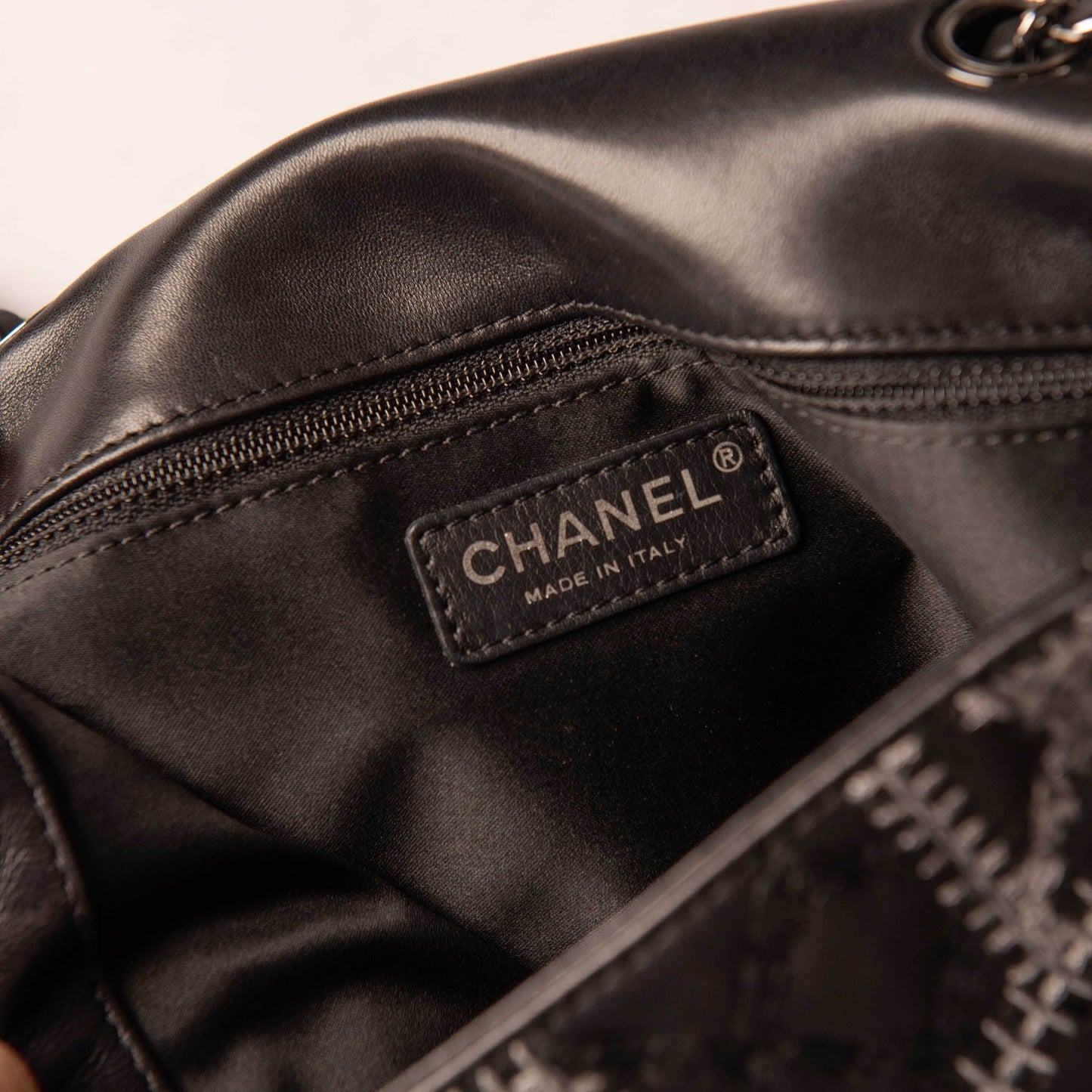 Chanel Quilted Tweed & Leather Patchwork Flap Bag