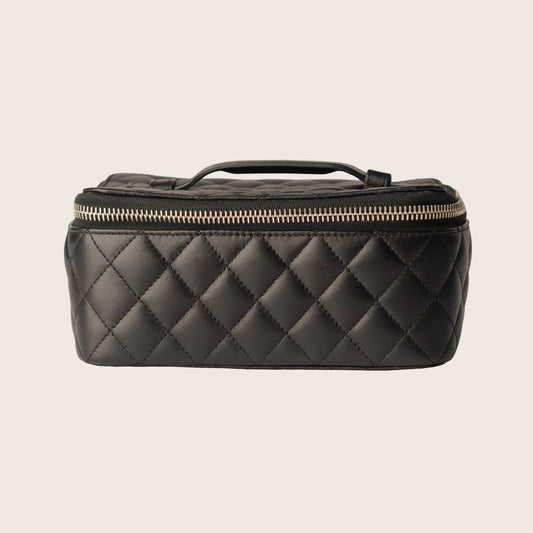 Chanel Caviar Quilted Large Vanity Pouch in Black