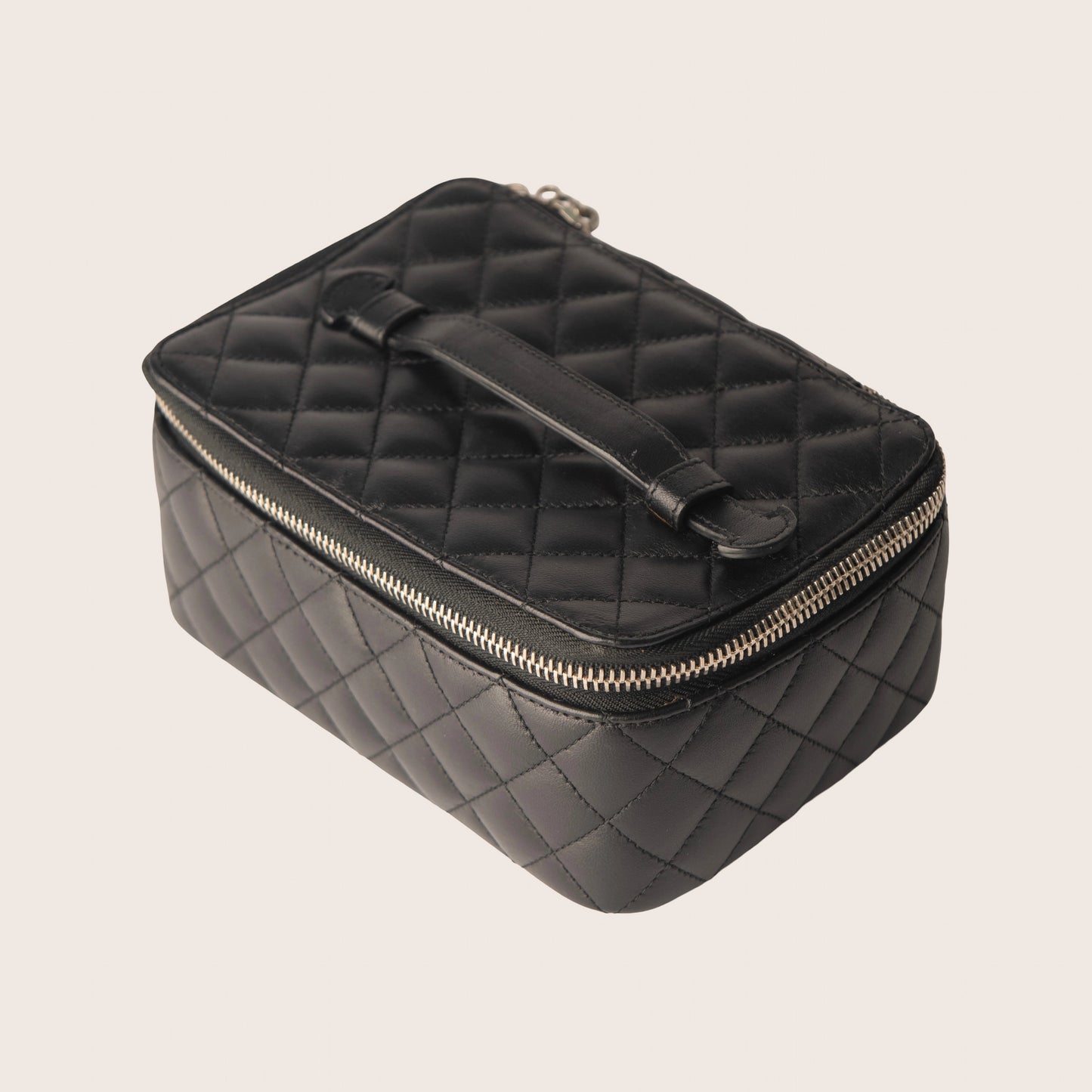Chanel Caviar Quilted Large Vanity Pouch in Black