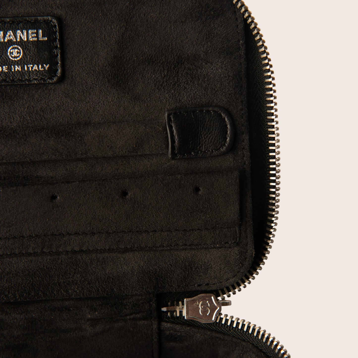Chanel Caviar Quilted Large Vanity Pouch in Black