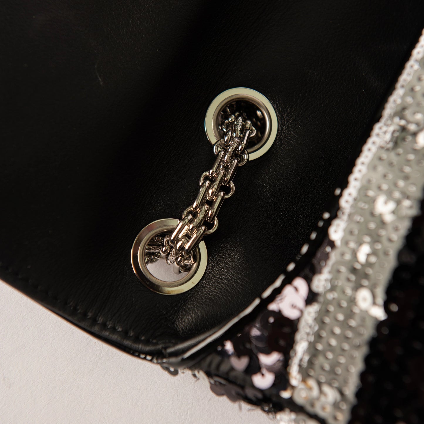Chanel Sequin Reissue Flap Bag - Black