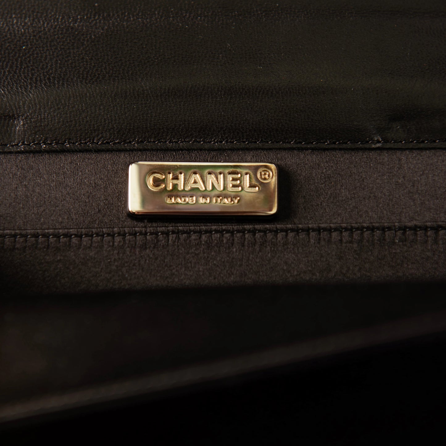 Chanel Diamanté Evening Clutch Bag Silvery