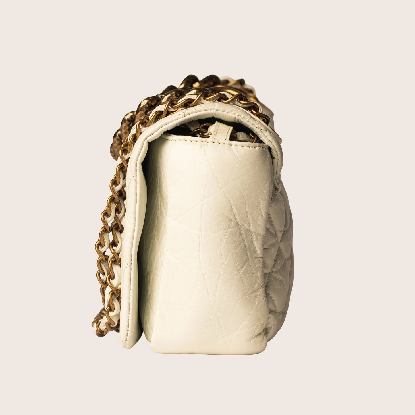 Chanel White Paris-Bombay Pondichery Flap Bag