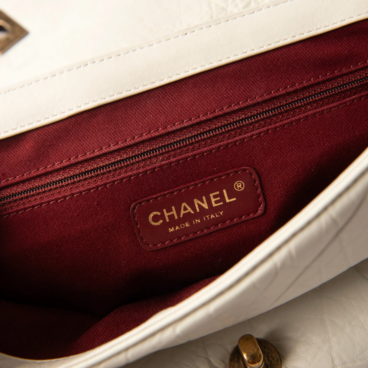 Chanel White Paris-Bombay Pondichery Flap Bag