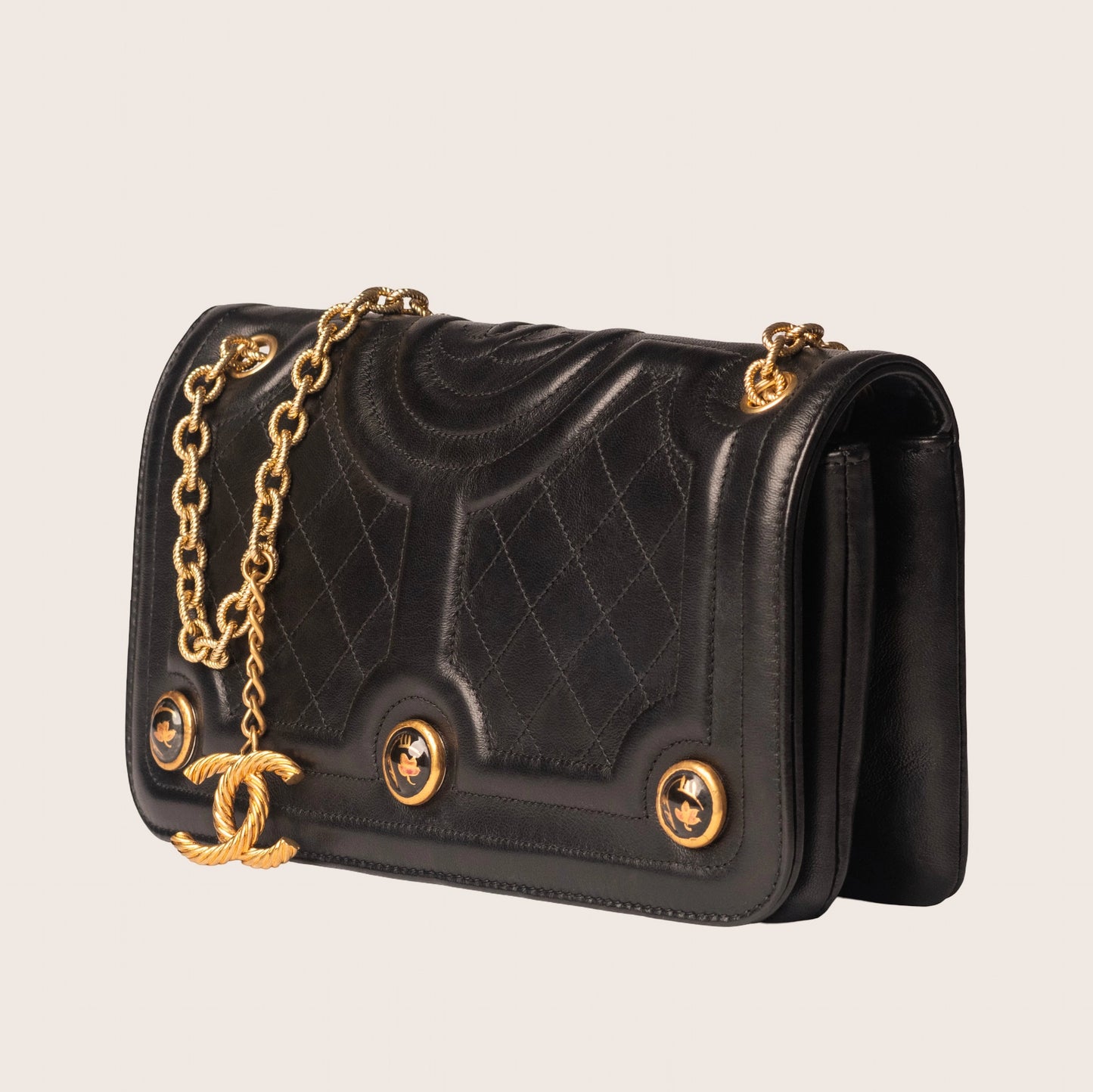 Chanel Black Quilted Flap Bag