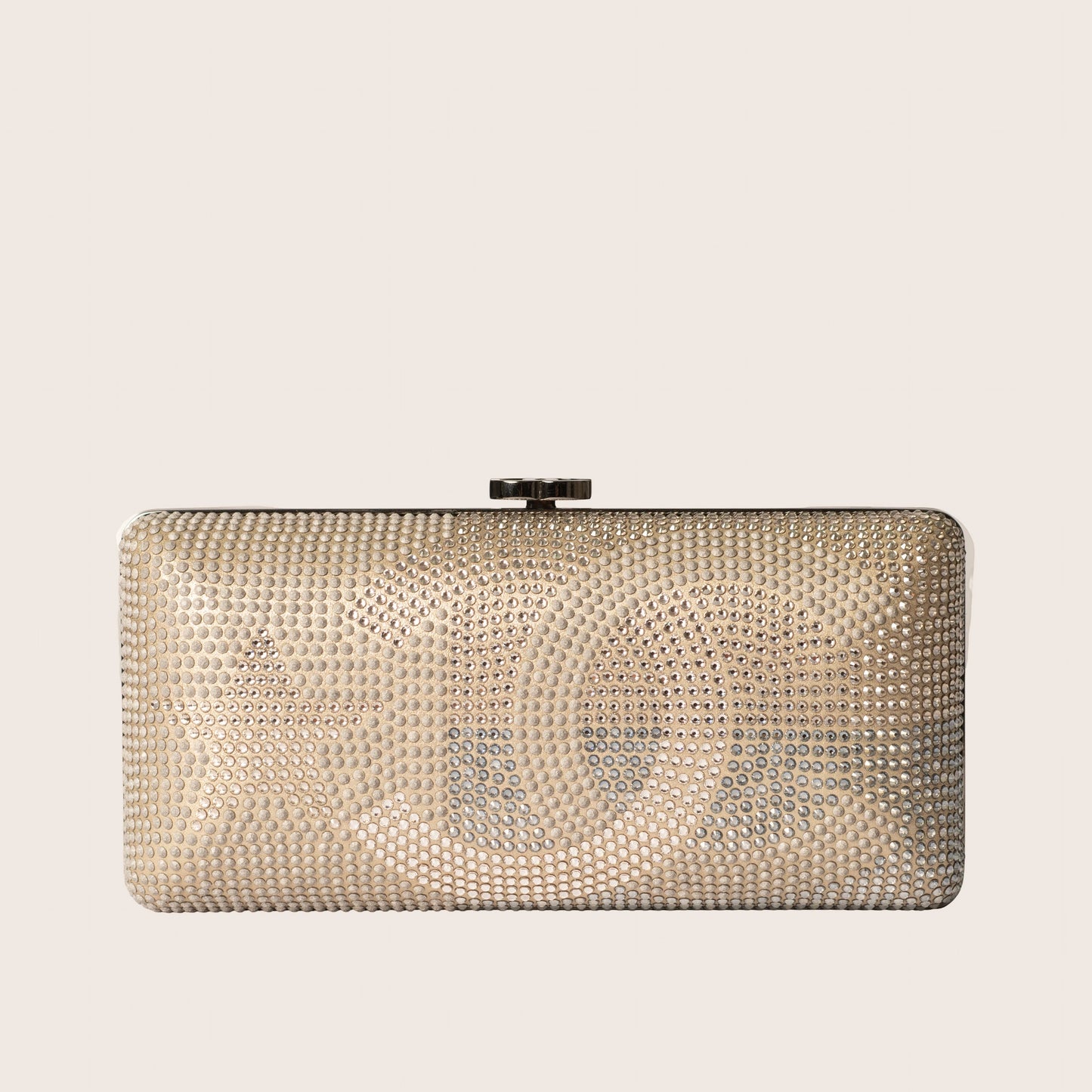 Chanel Metallized Lambskin Embellished with Strass Paris-Dallas Clutch