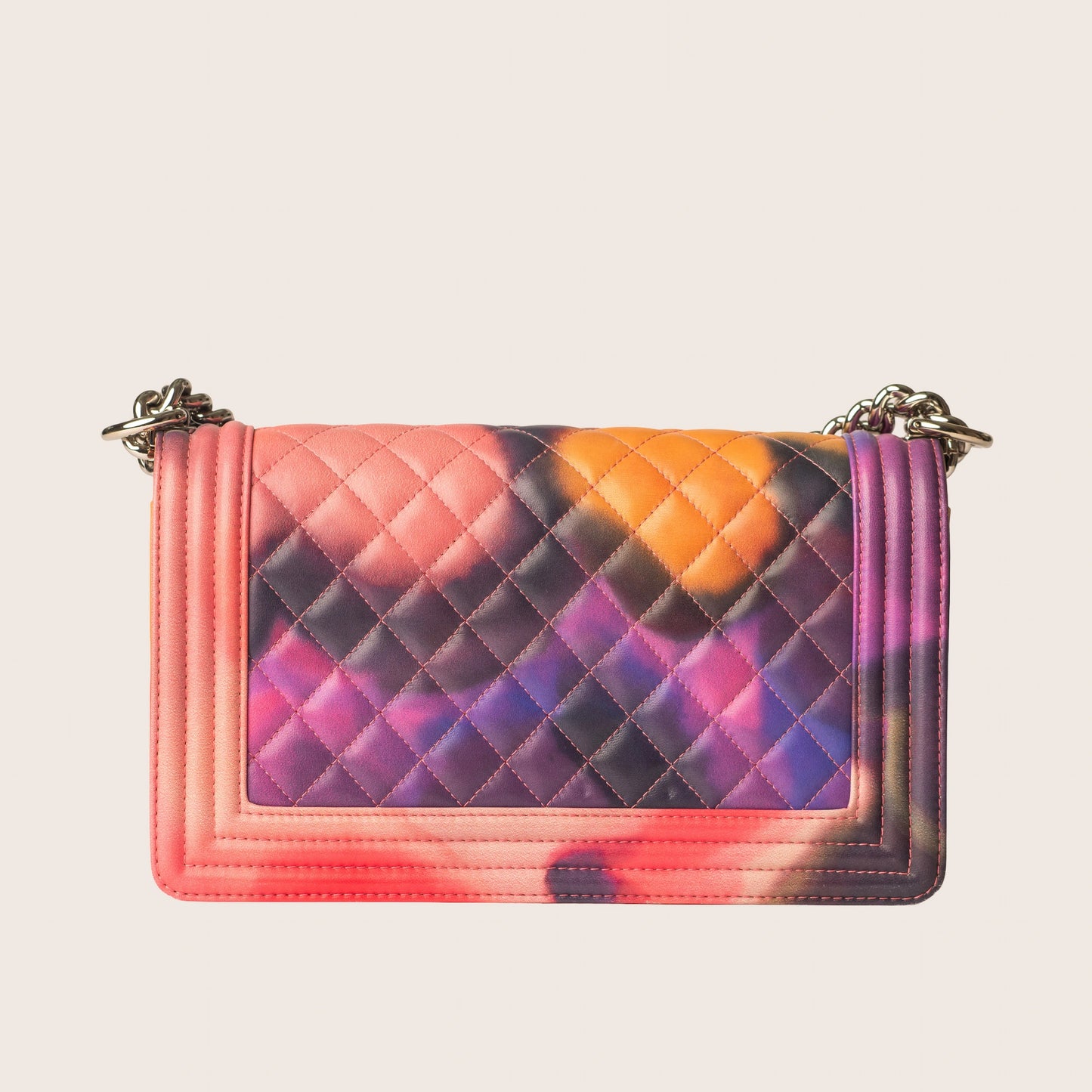 Chanel Spring 2015 Quilted Lambskin Flower Power Le  Boy Bag