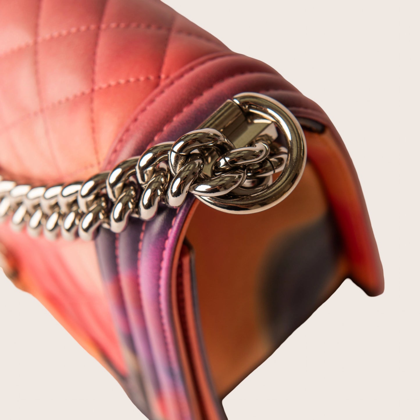 Chanel Spring 2015 Quilted Lambskin Flower Power Le  Boy Bag
