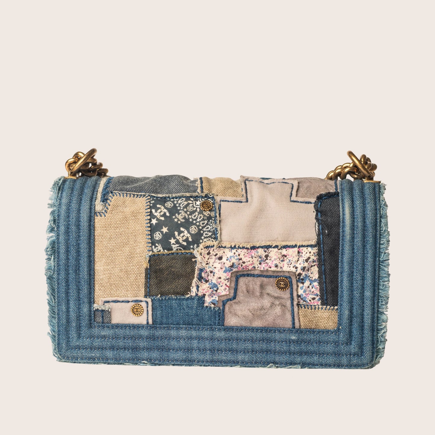 Chanel Denim Patchwork Boy Bag – Limited Edition