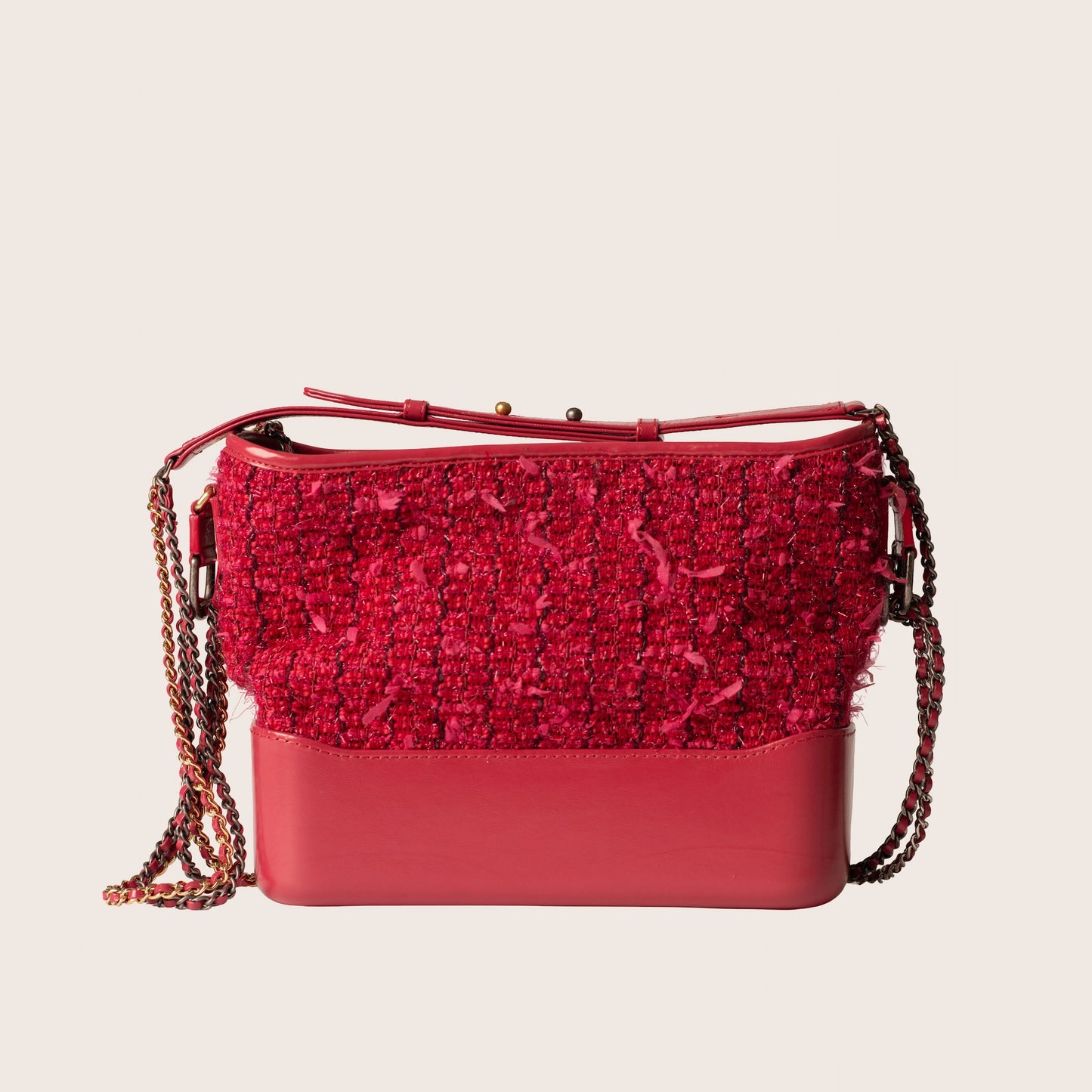 Chanel 2017 Tweed Gabrielle Hobo Bag
