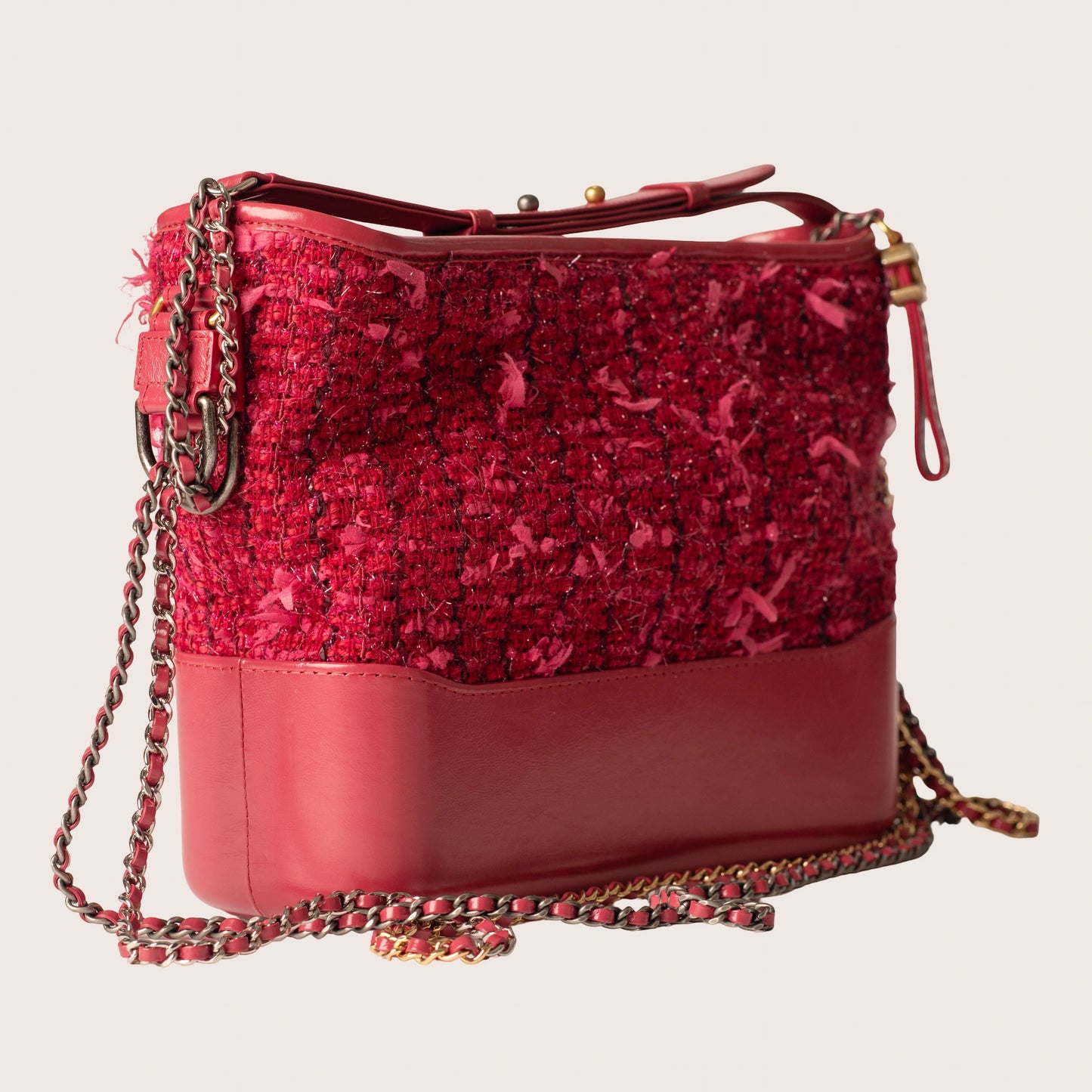Chanel 2017 Tweed Gabrielle Hobo Bag