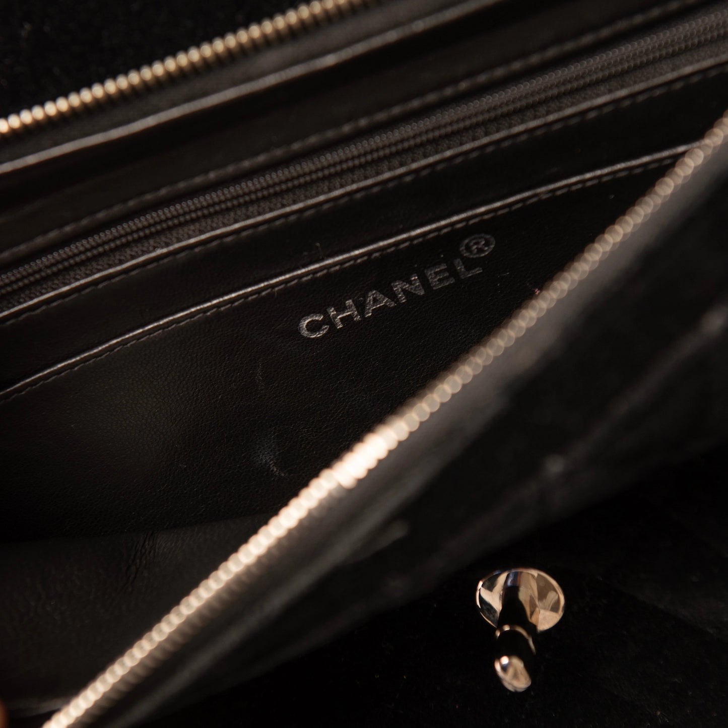Chanel 1995 Black Velvet Quilted Flap Backpack