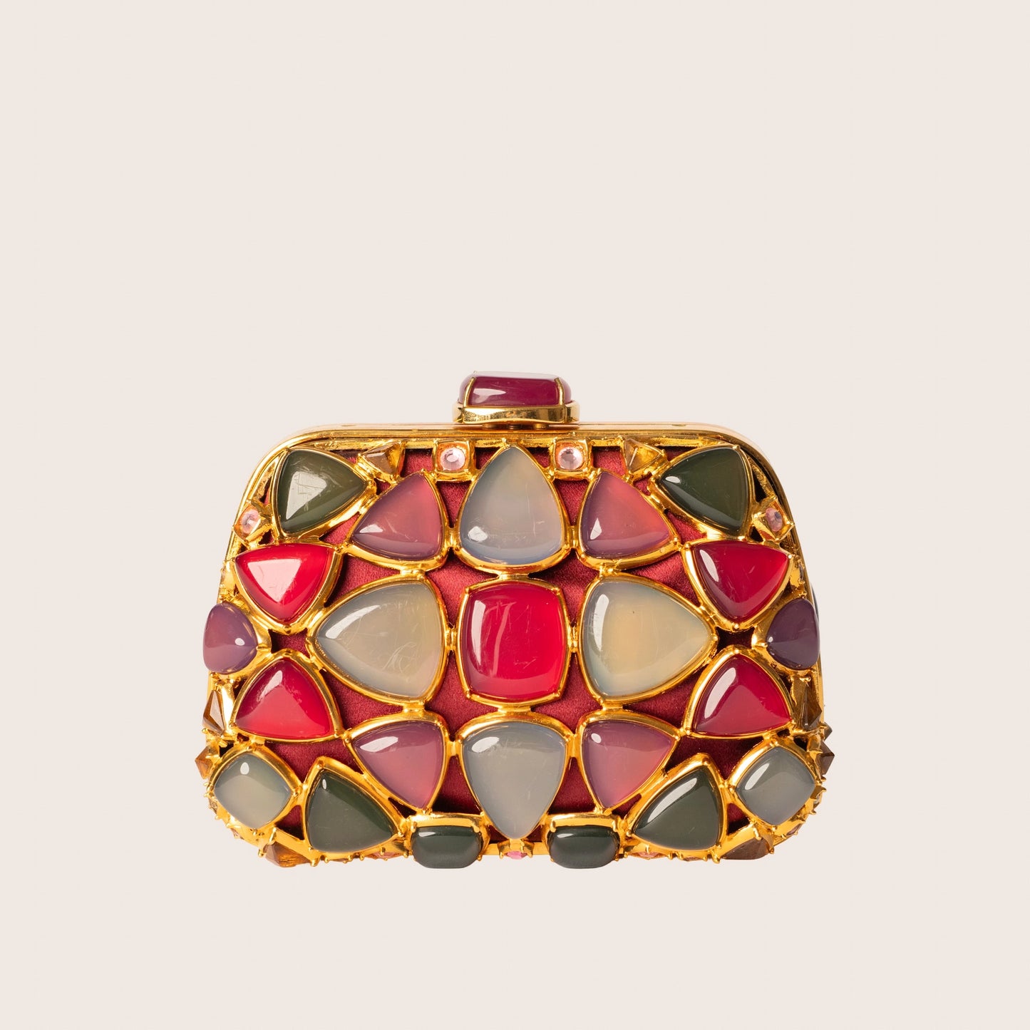 Christian Dior Stone Mosaic Clutch