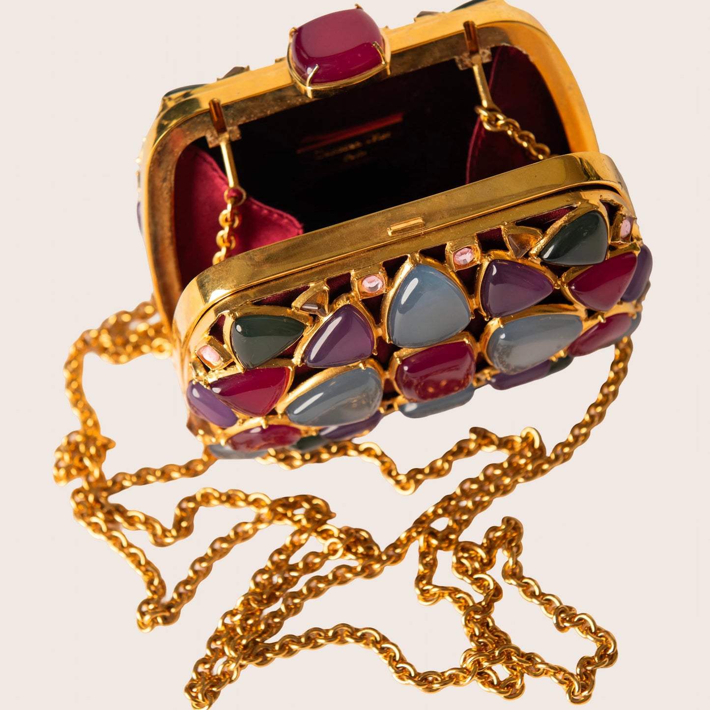 Christian Dior Stone Mosaic Clutch