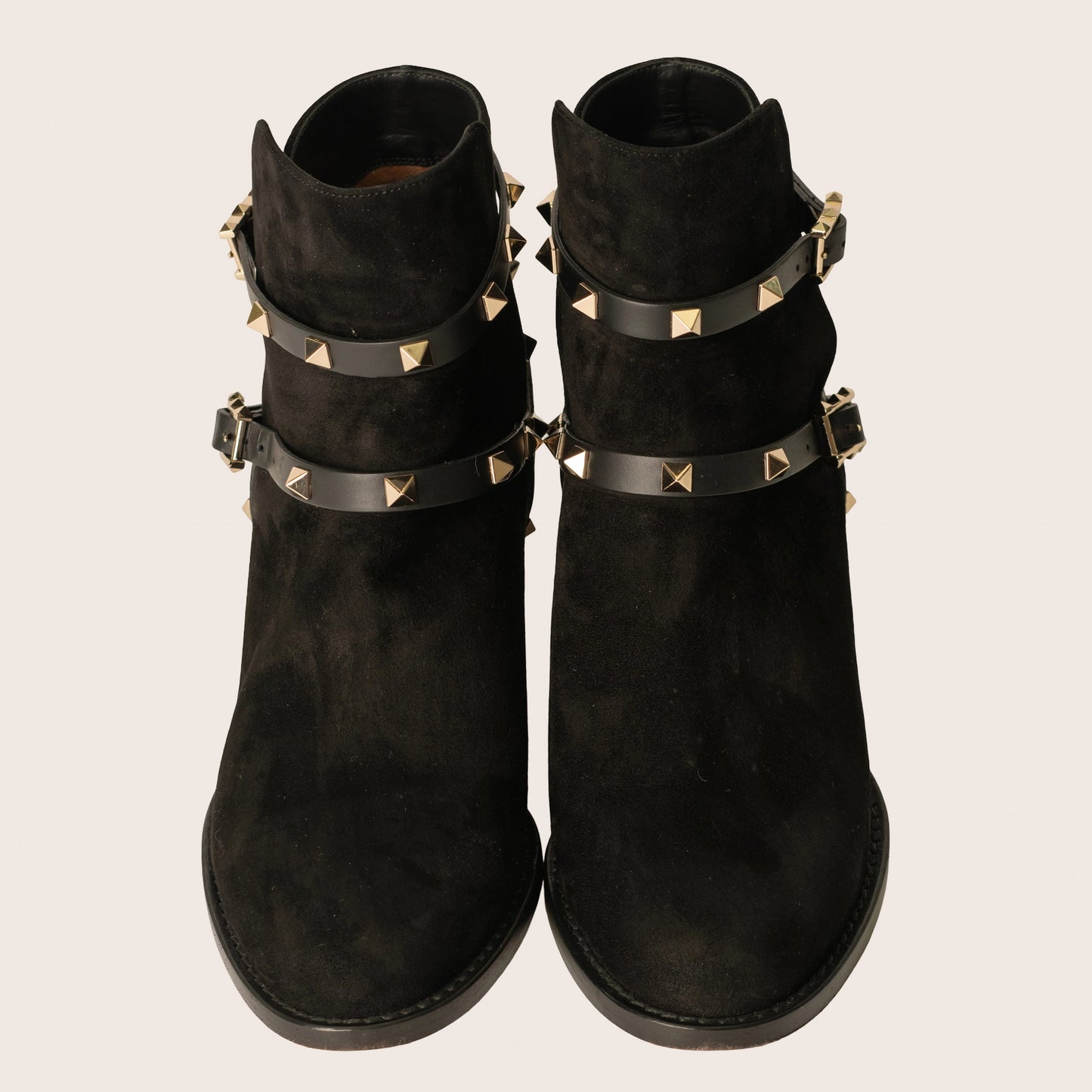 Valentino Garavani Rockstud Ankle Boots Black