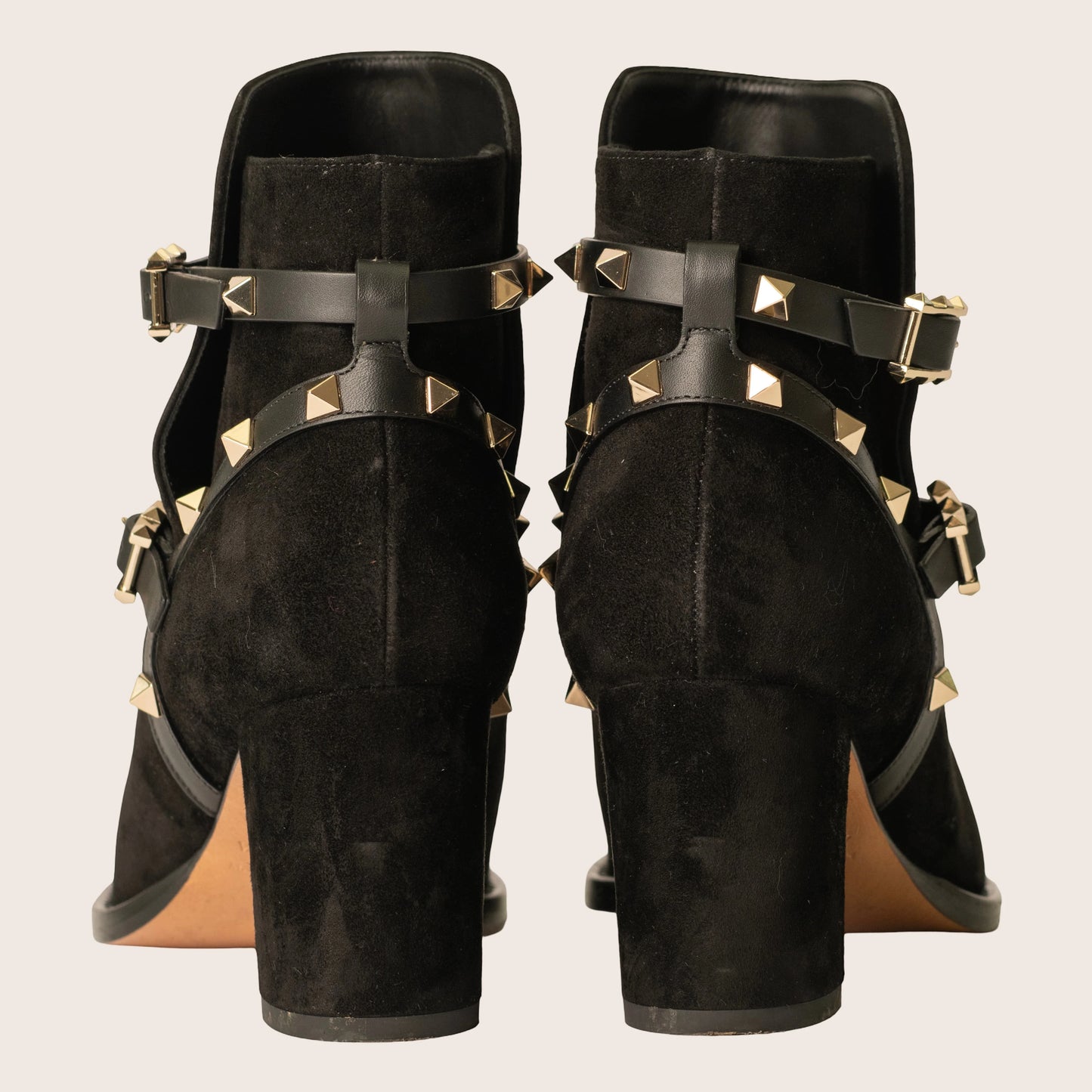 Valentino Garavani Rockstud Ankle Boots Black