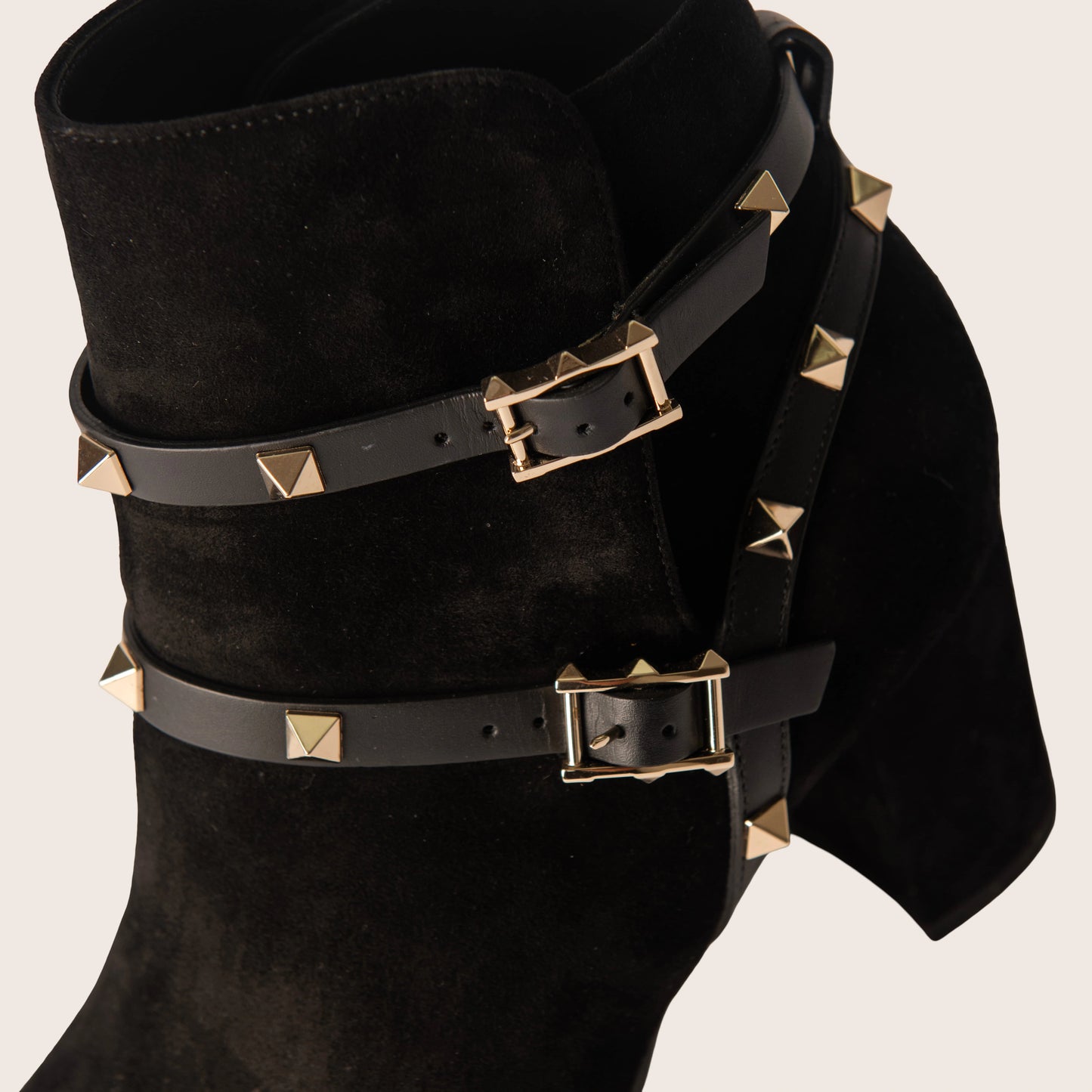 Valentino Garavani Rockstud Ankle Boots Black