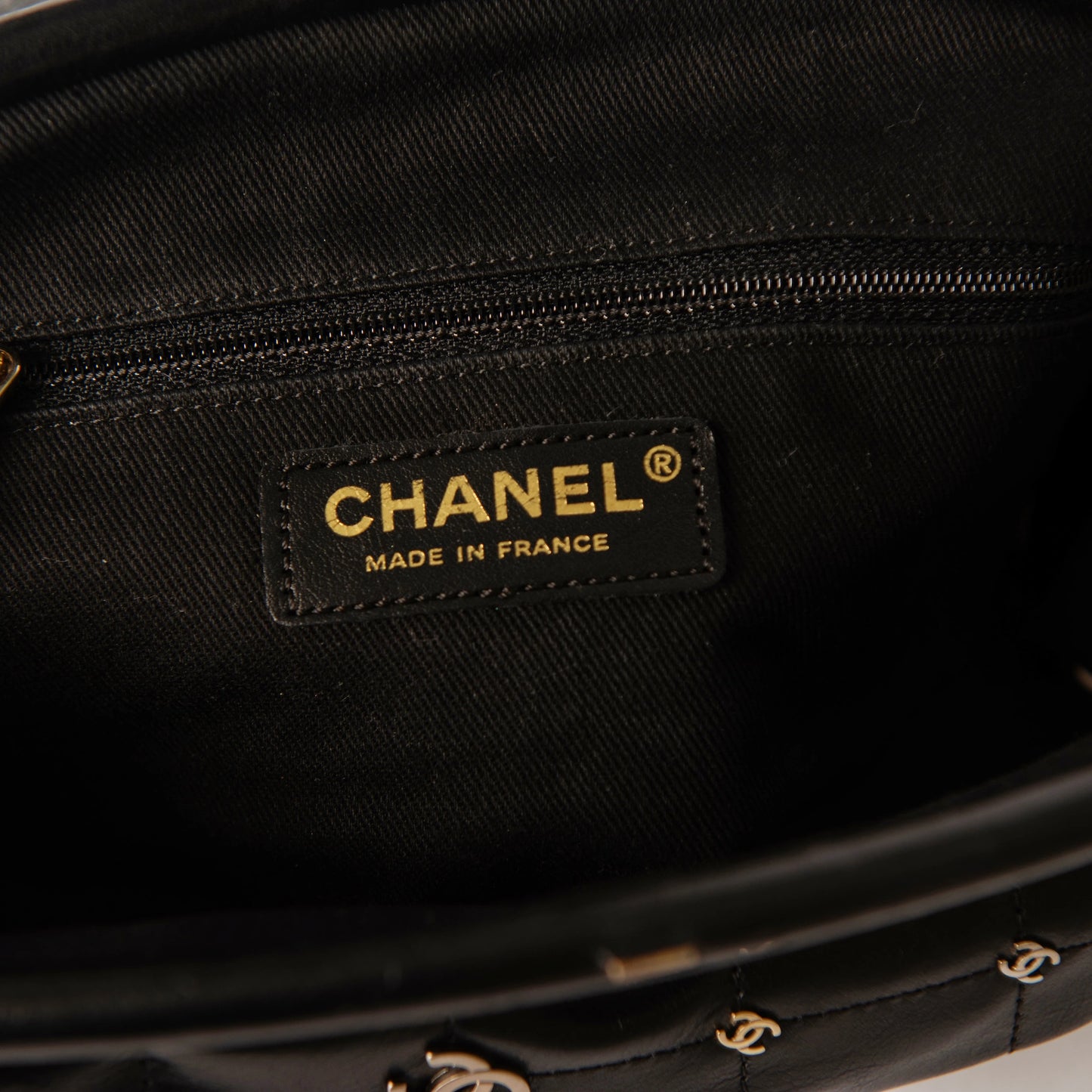 Chanel Leather Rockstar Symbols Clutch