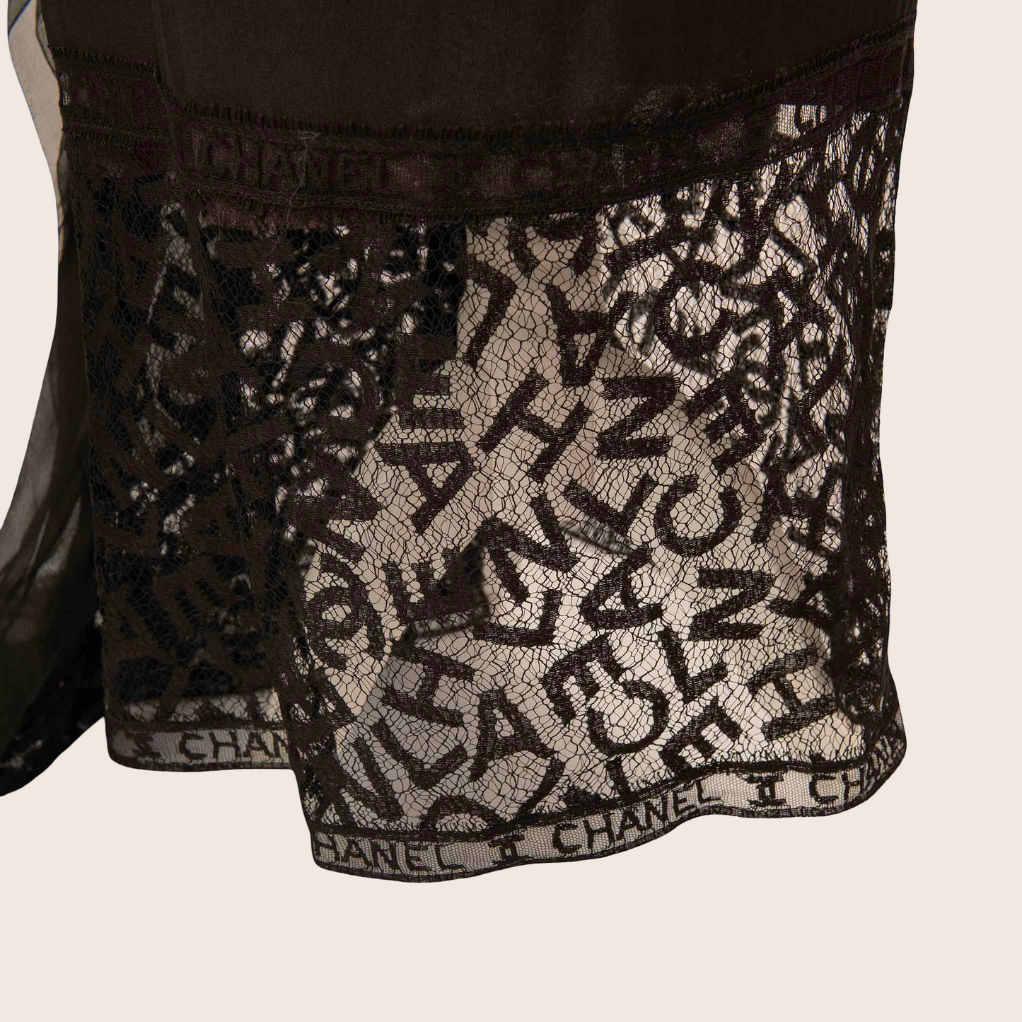 Chanel Black Lace Strap Dress