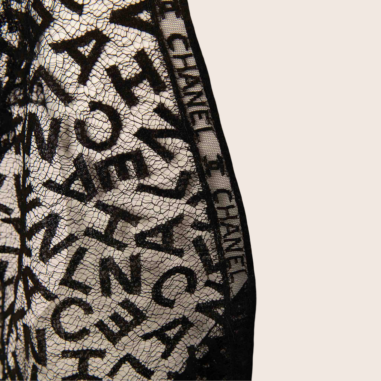Chanel Black Lace Strap Dress