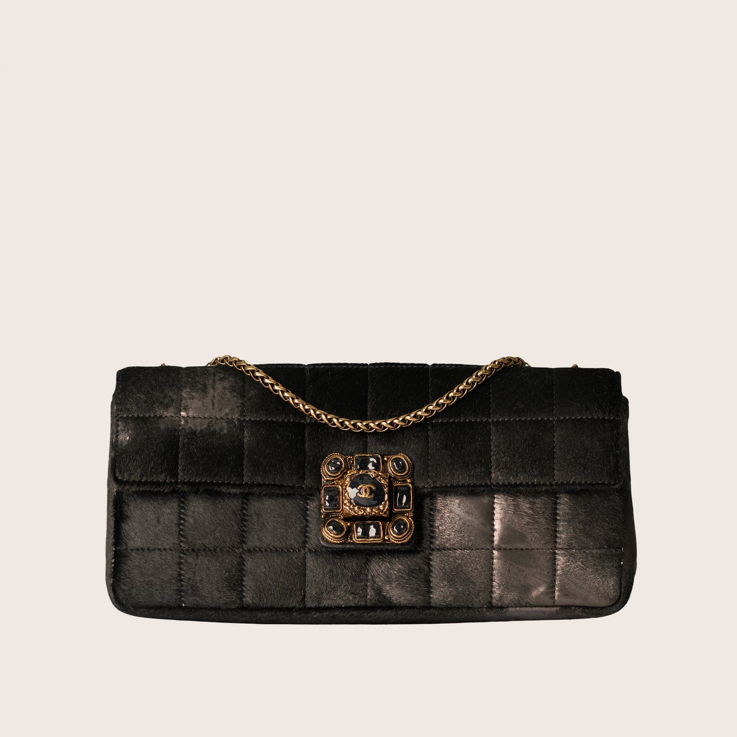 Chanel Timeless/Classique Pony-Style Calfskin Bag - Black